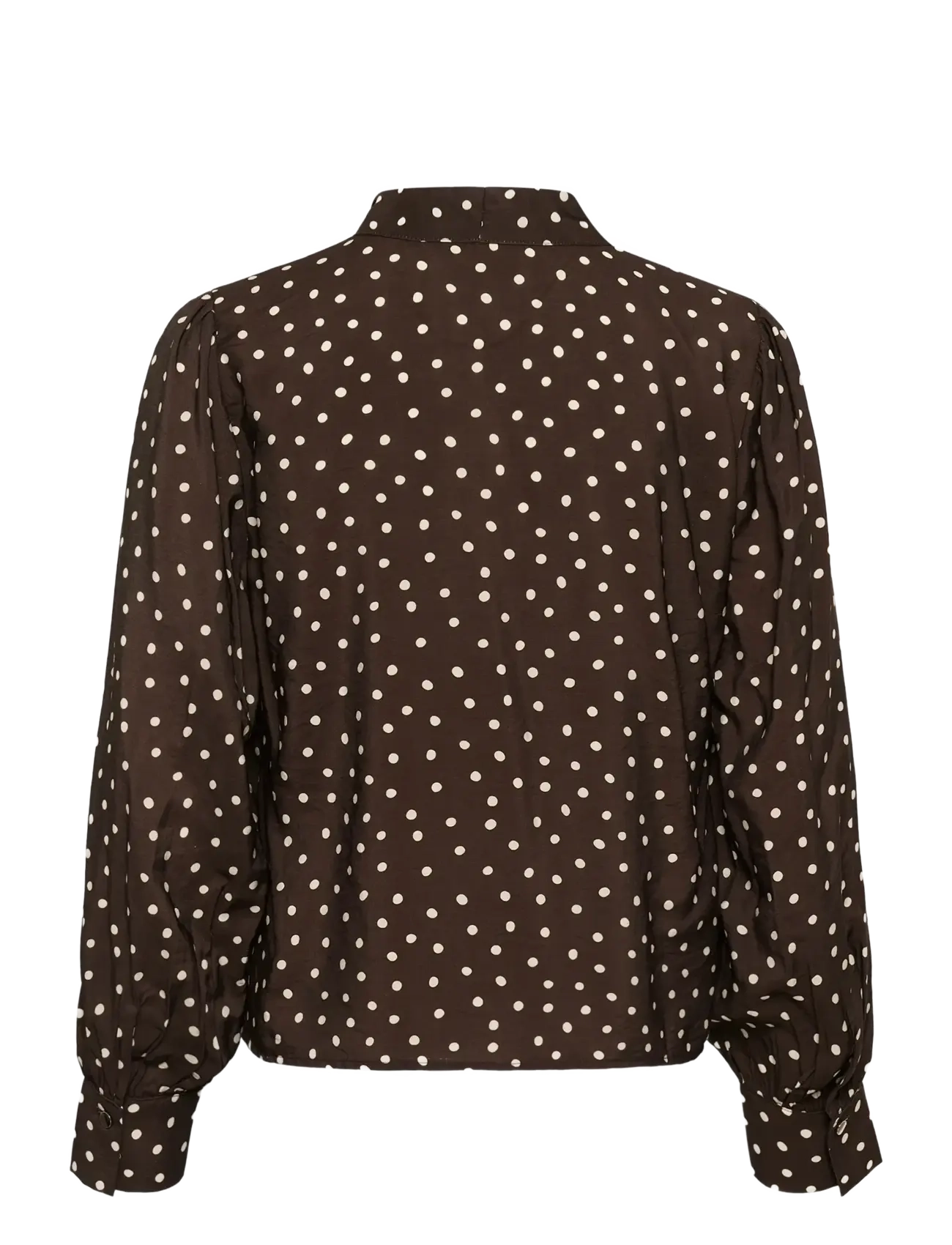 Kaffe - KAdotte Blouse - coffee bean turtledove dot - 2