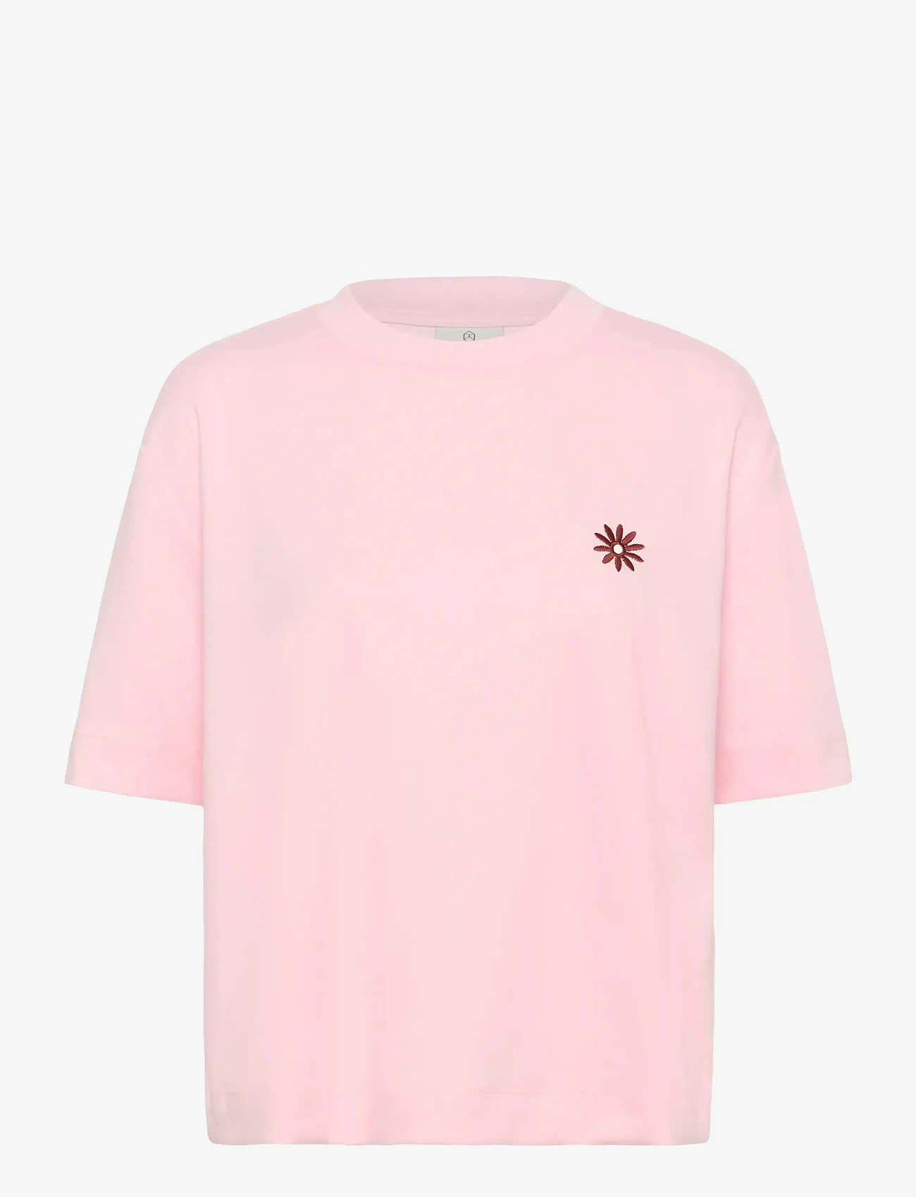 Kaffe - KAannie Embroidery T-Shirt - t-shirts - ballerina - 1