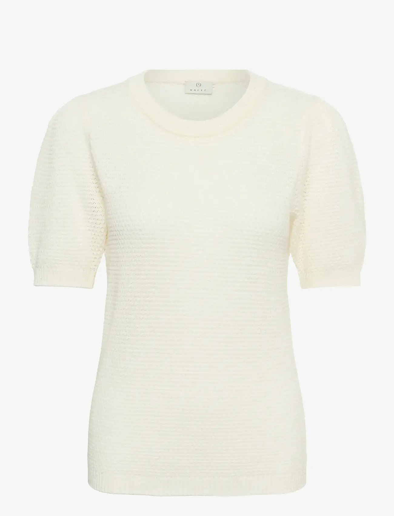 Kaffe - KAvivian Knit Pullover - jumpers - chalk - 0
