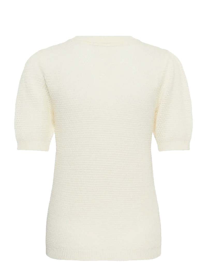 Kaffe - KAvivian Knit Pullover - jumpers - chalk - 1