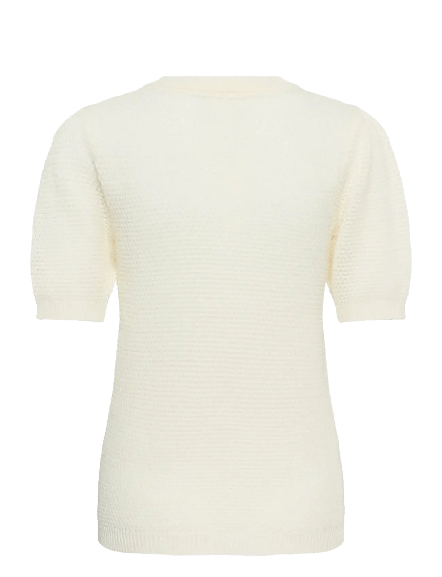 Kaffe - KAvivian Knit Pullover - megztiniai - chalk - 1