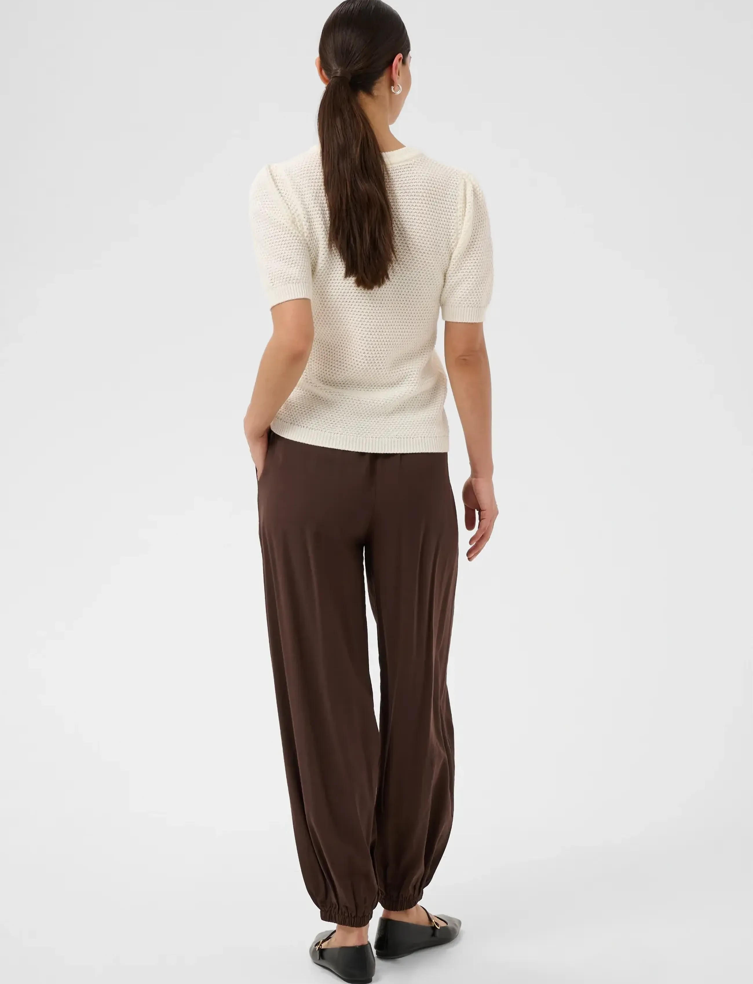 Kaffe - KAvivian Knit Pullover - megztiniai - chalk - 4