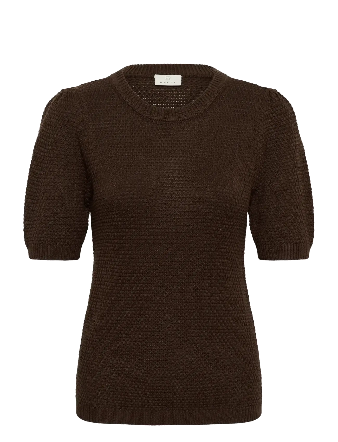 Kaffe KAvivian Knit Pullover - Hemmamys - COFFEE BEAN / brown