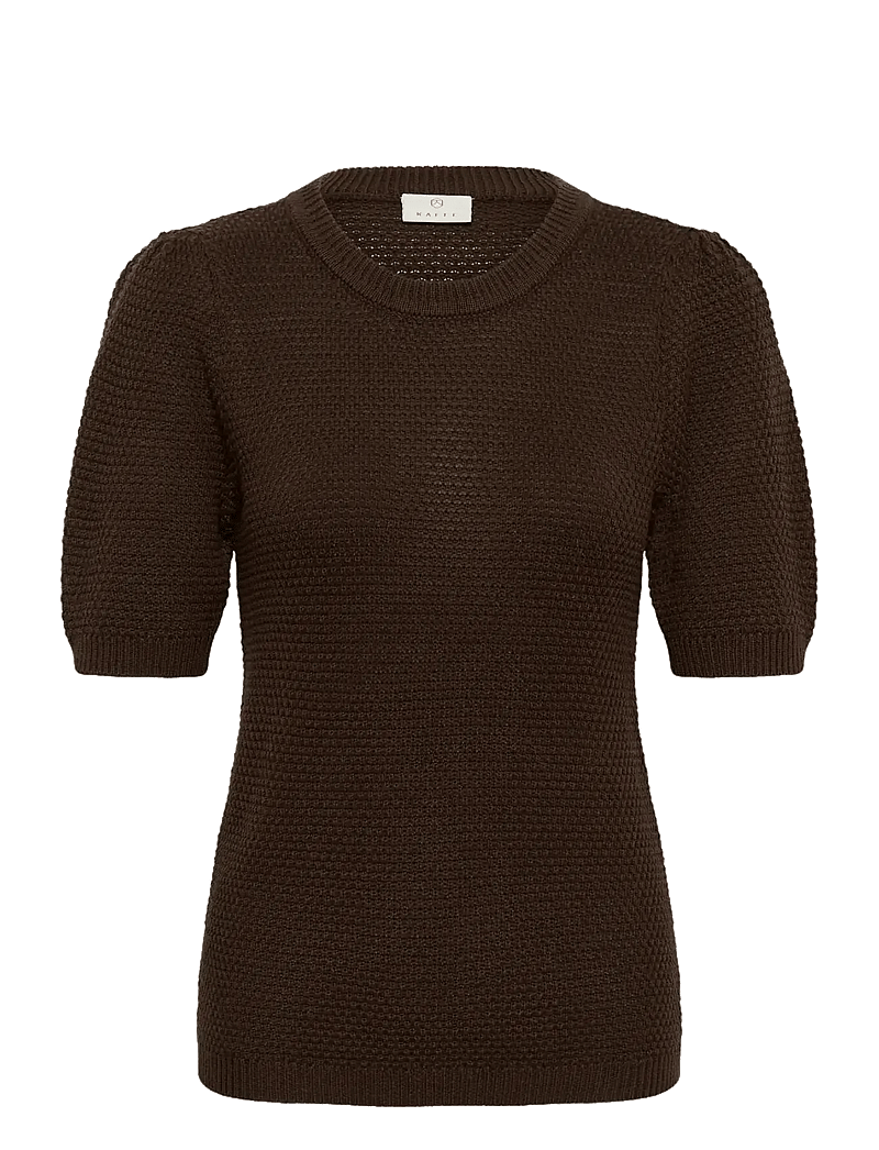 Kaffe - KAvivian Knit Pullover - jumpers - coffee bean - 1