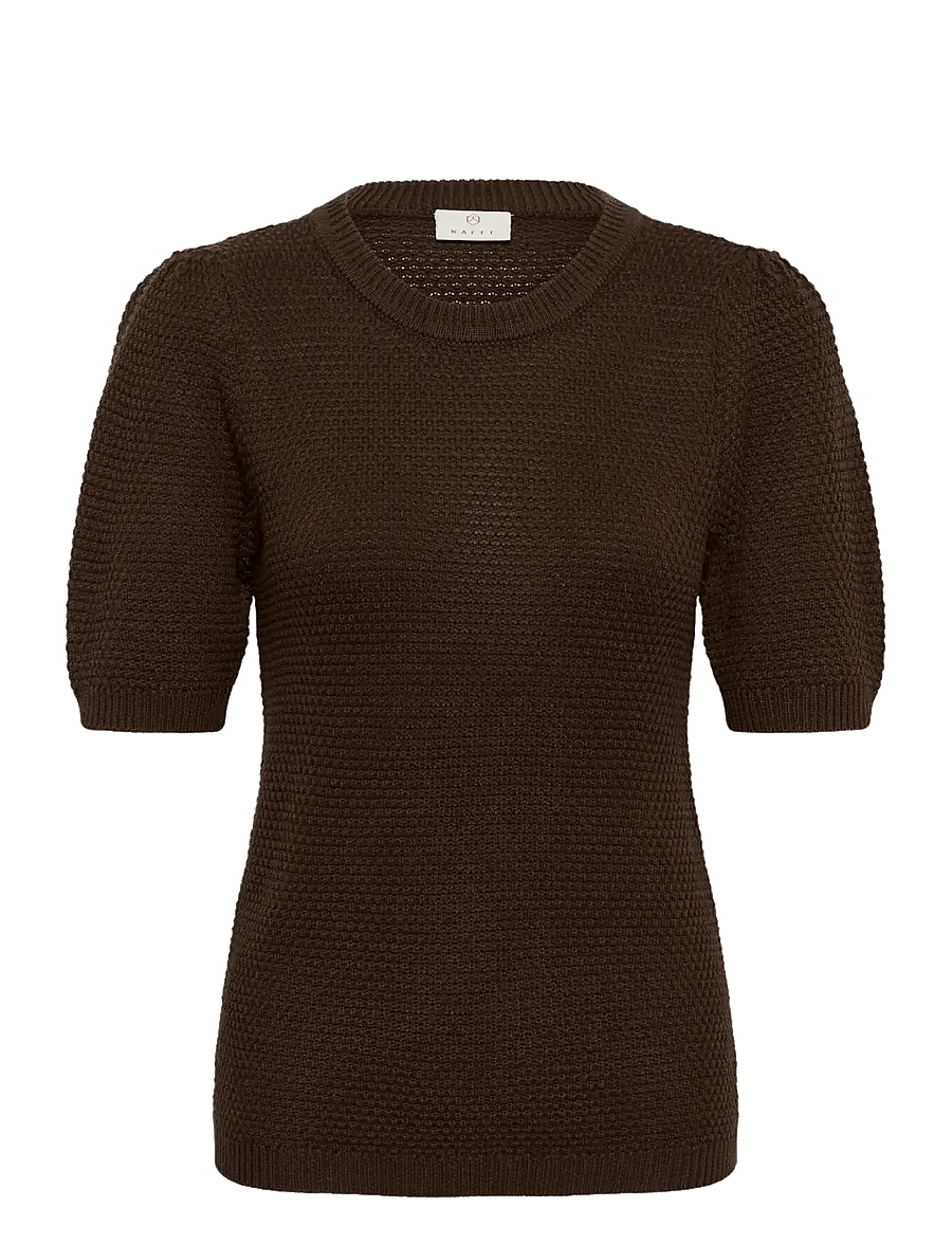 Kaffe - KAvivian Knit Pullover - pullover - coffee bean - 1