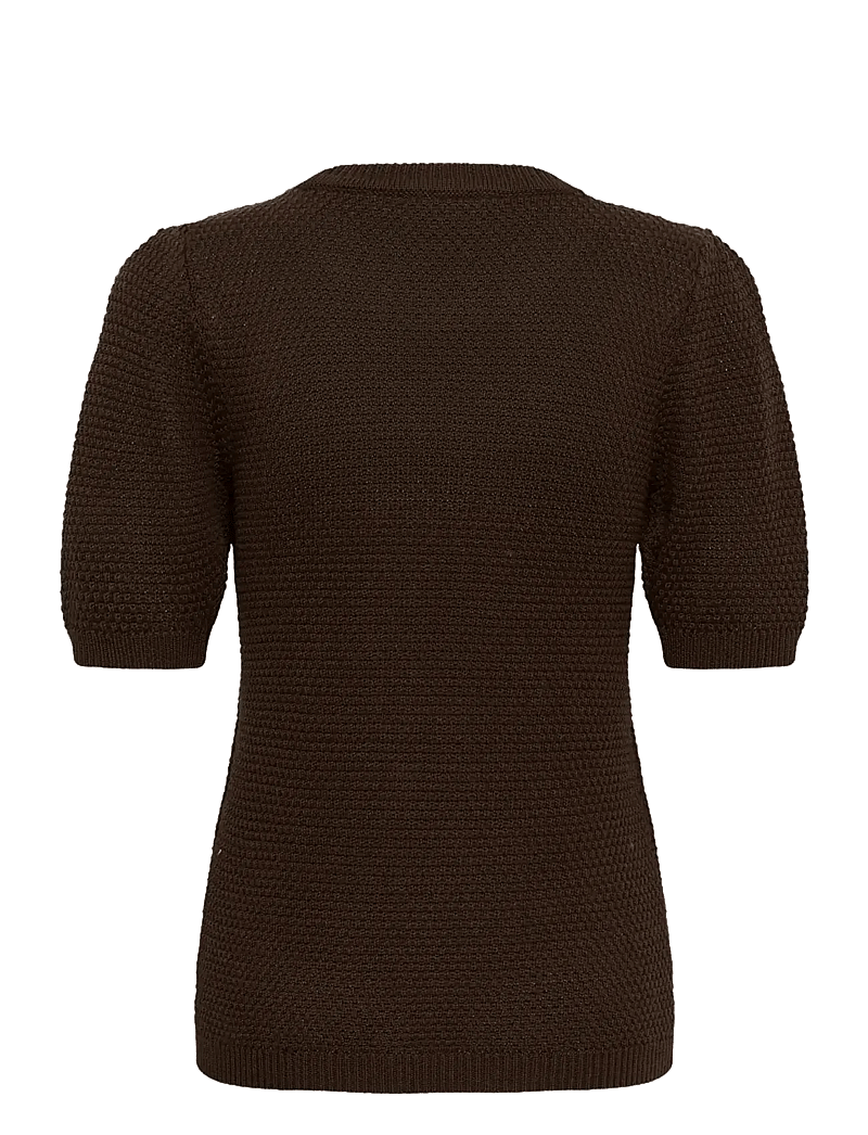 Kaffe - KAvivian Knit Pullover - jumpers - coffee bean - 2