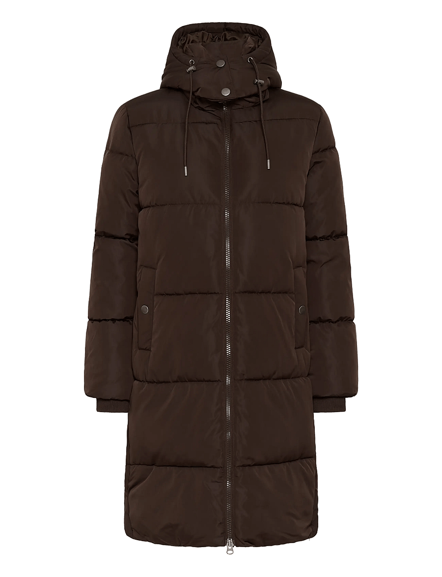Kaffe - KAnikalui Padded Coat - winter jackets - coffee bean - 0