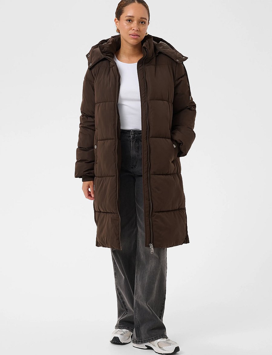Kaffe - KAnikalui Padded Coat - winter jackets - coffee bean - 2