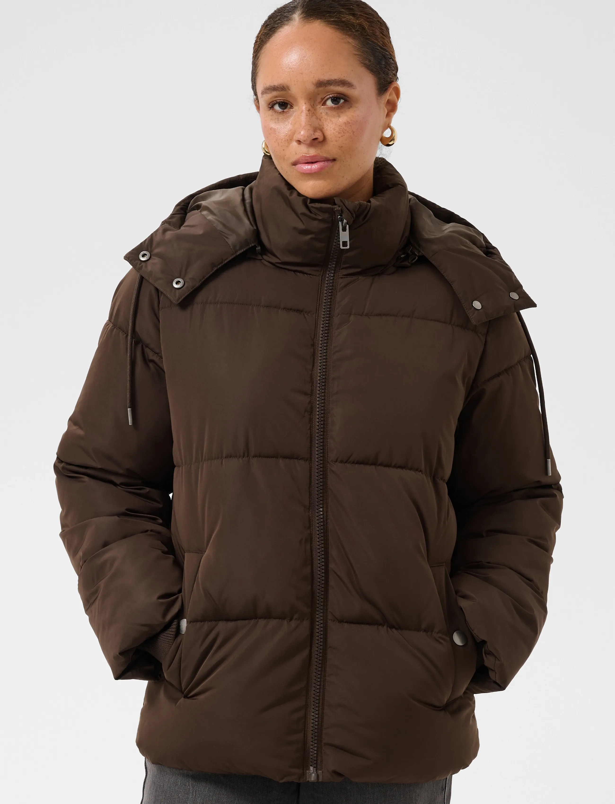 Kaffe - KAnikalui padded Jacket - coffee bean - 2
