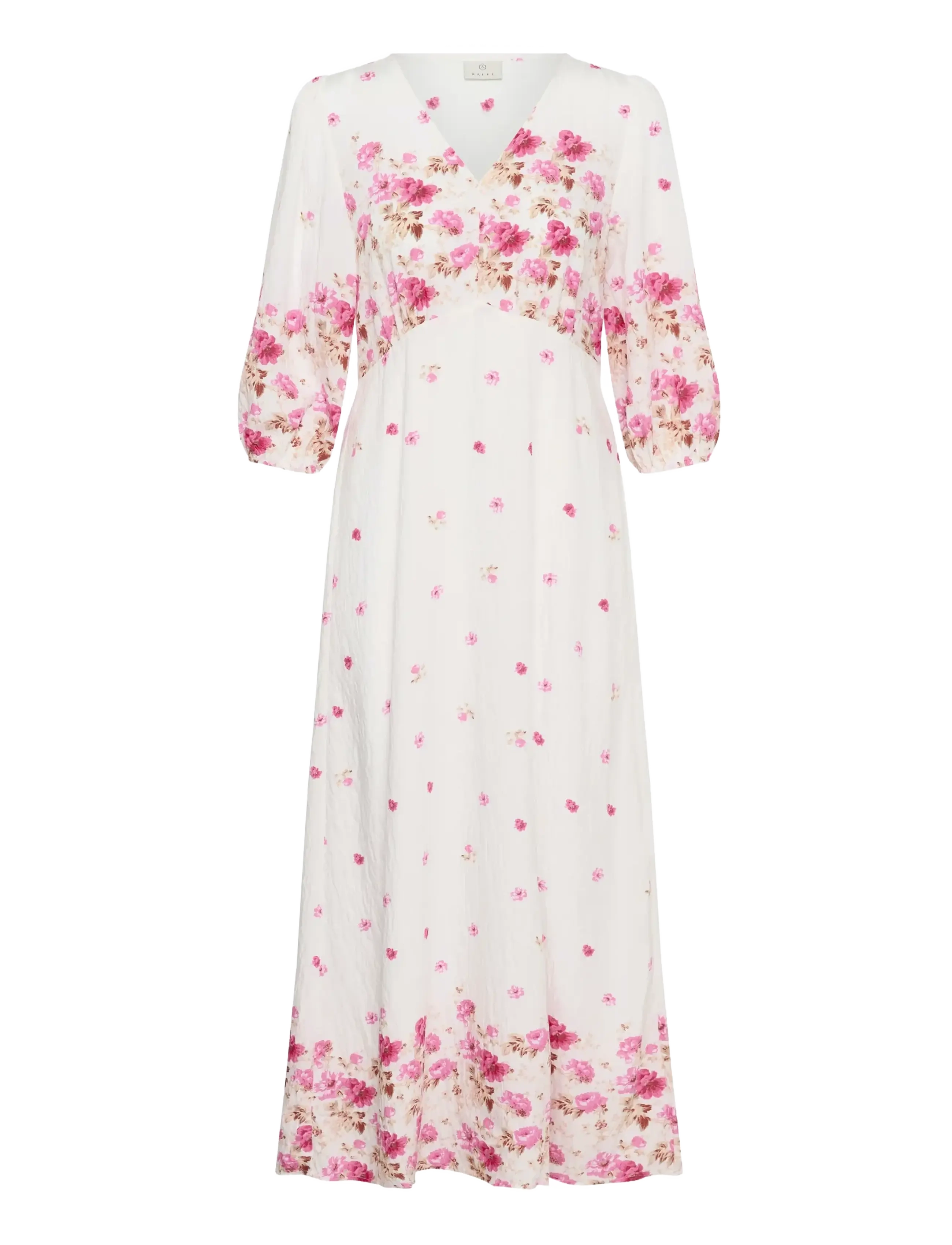 KAFFE Karosine Long Kleid Pink - 36 - Damen