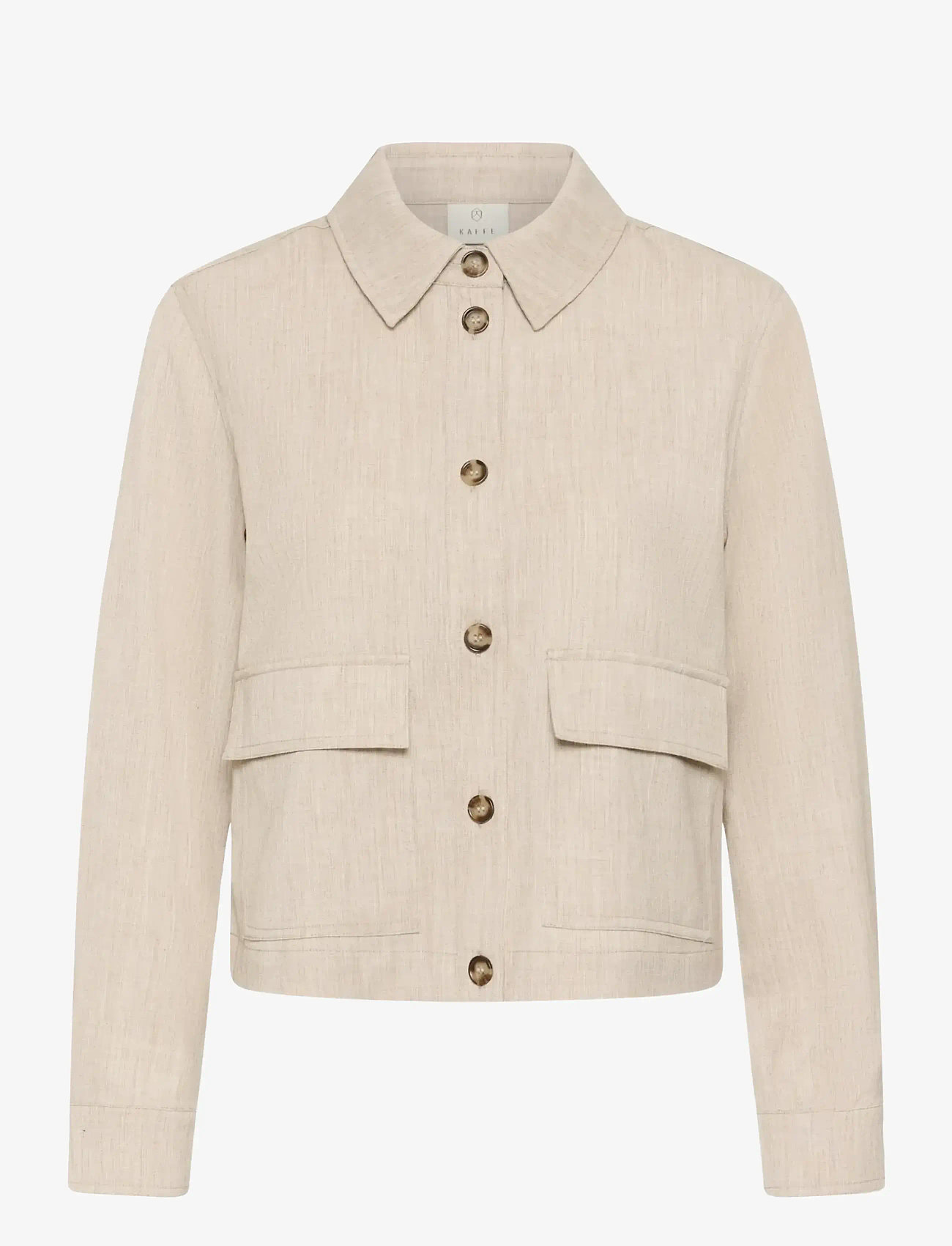 Kaffe - KAomila Shirt Jacket - feather gray melange - 1
