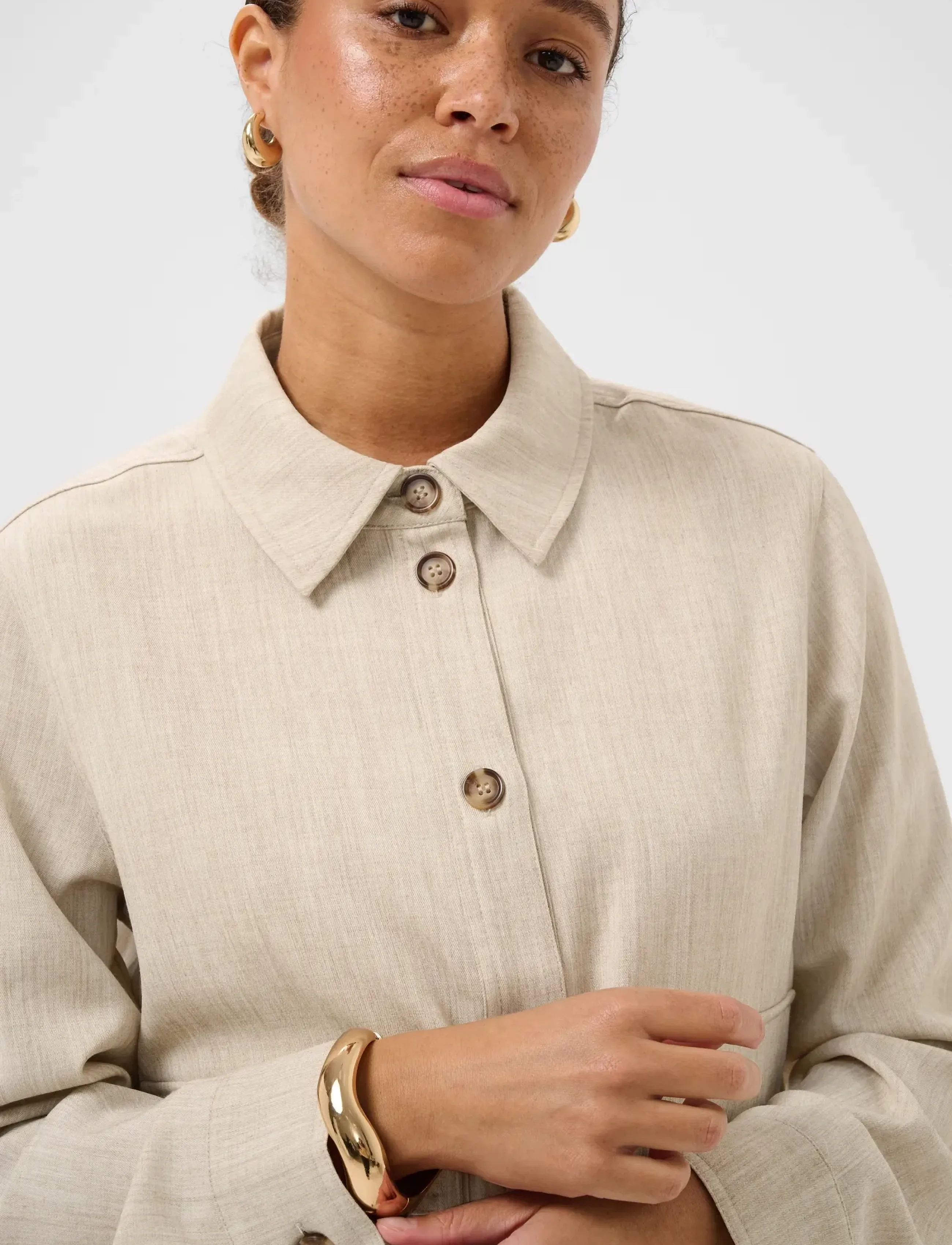 Kaffe Kaomila Shirt Jacket kavajer & blazers dam – bild 5