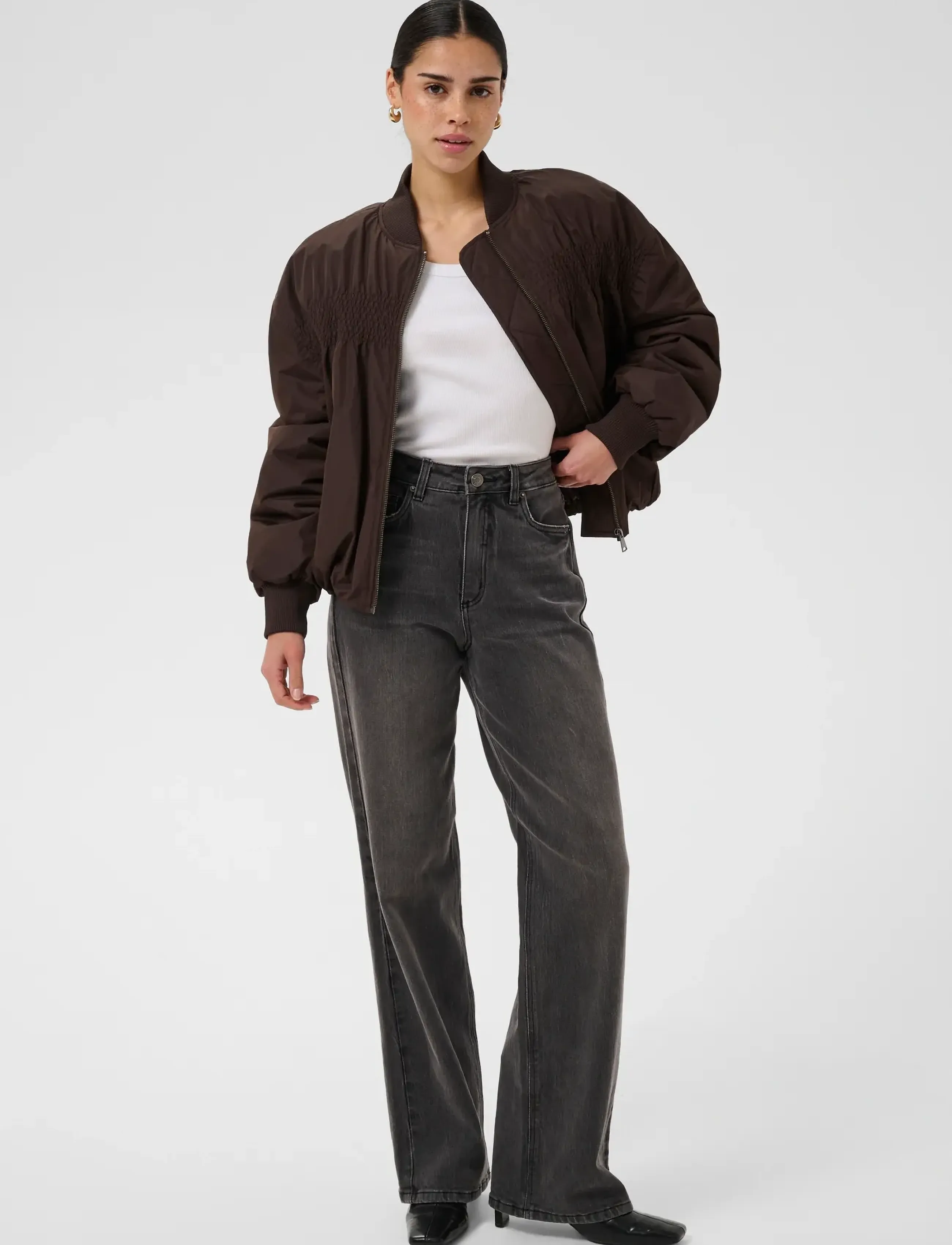 Kaffe - KAarlette Bomber Jacket - coffee bean - 3