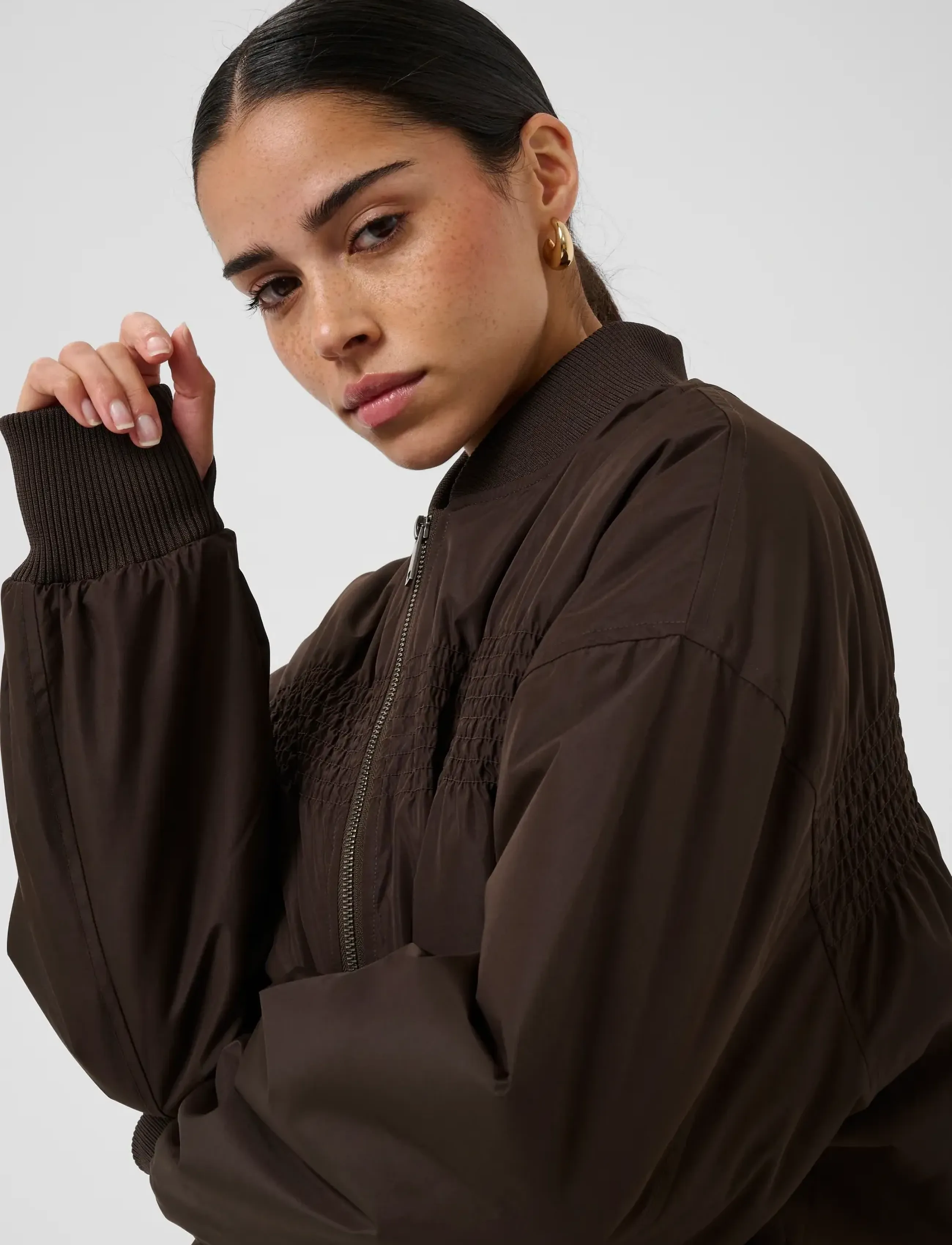 Kaffe - KAarlette Bomber Jacket - coffee bean - 5