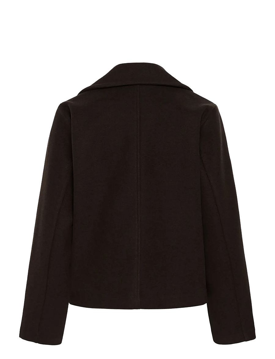 Kaffe - KAsaturn Short Jacket - mäntel - coffee bean - 1