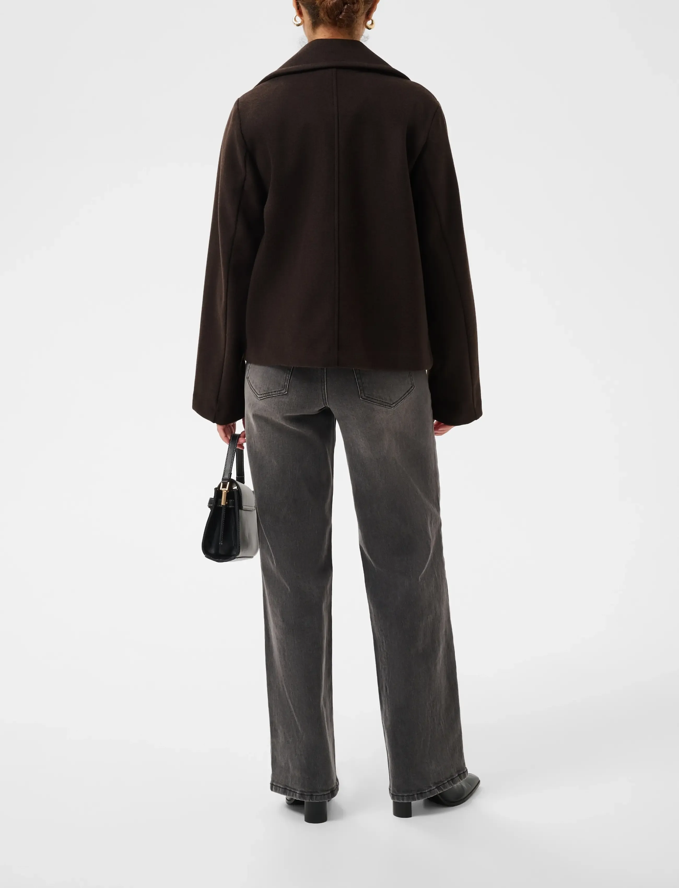 Kaffe - KAsaturn Short Jacket - mäntel - coffee bean - 4