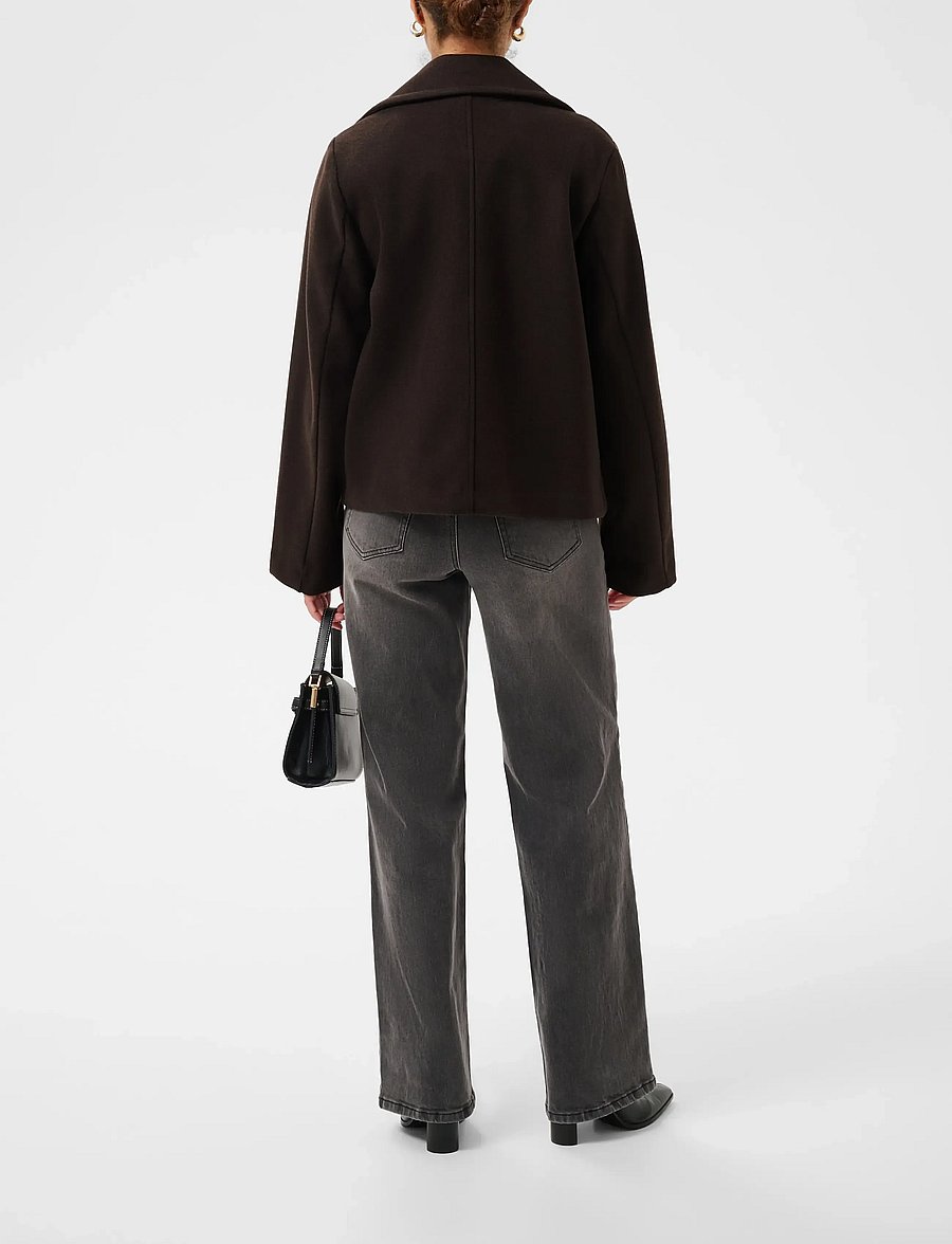Kaffe - KAsaturn Short Jacket - mäntel - coffee bean - 4