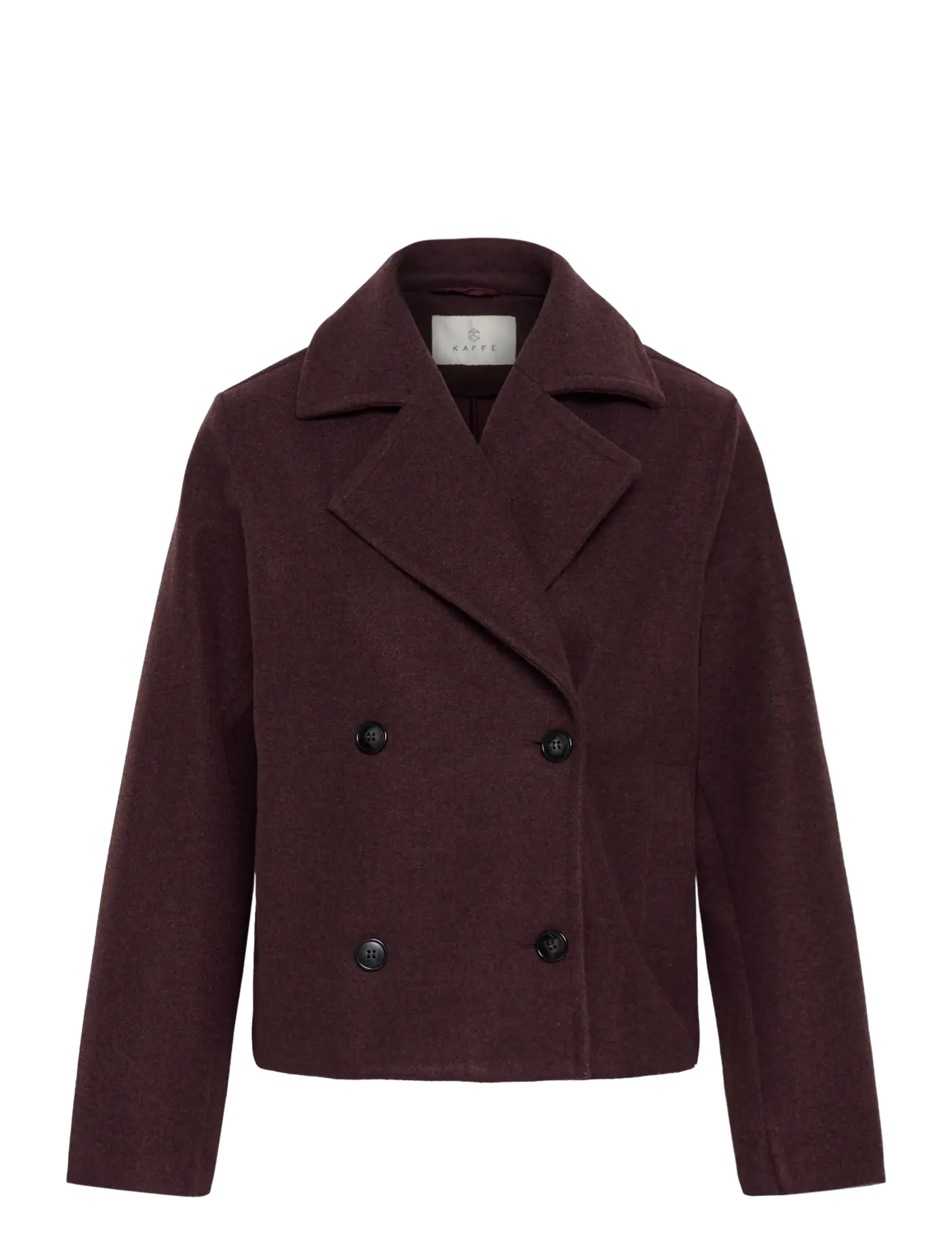Kaffe KAsaturn Short Jacket - Jacken & Mäntel - FUDGE / brown