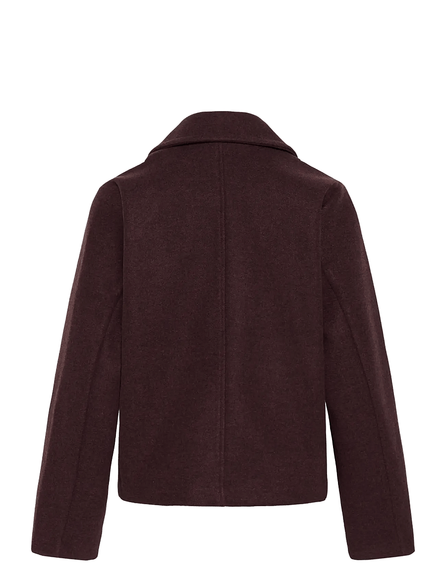 Kaffe - KAsaturn Short Jacket - mäntel - fudge - 1