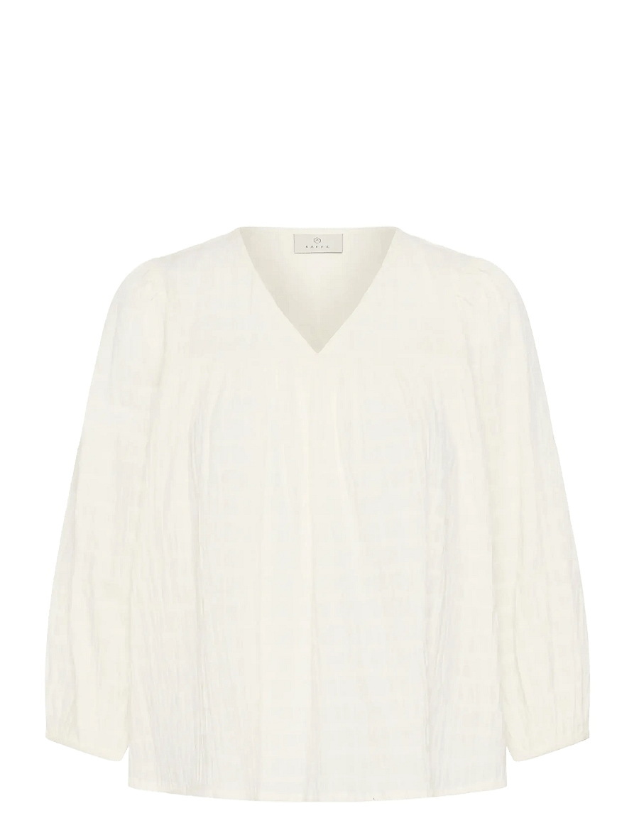 Kaffe - KAmissie Blouse - langærmede bluser - chalk - 1
