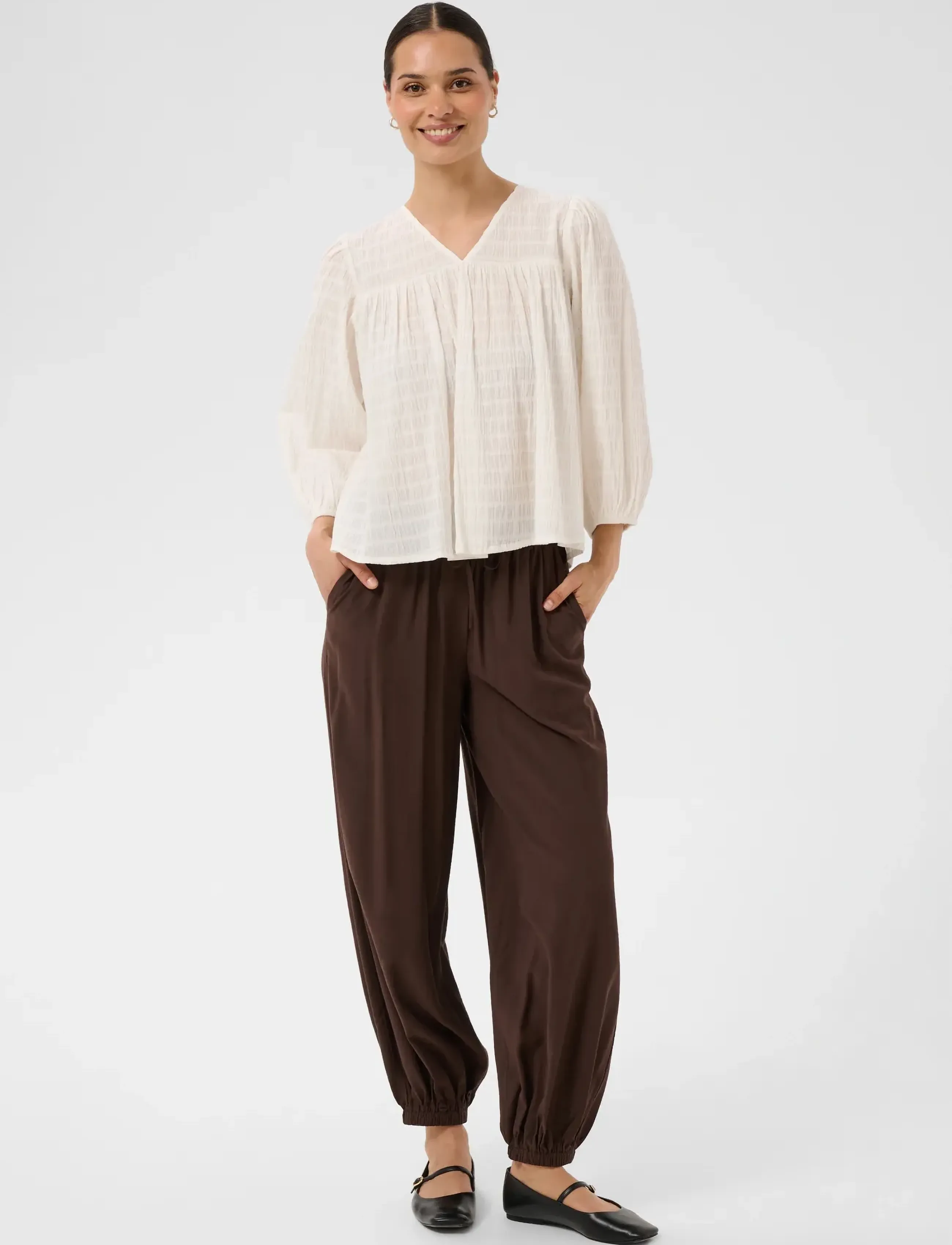 Kaffe - KAmissie Blouse - chalk - 3