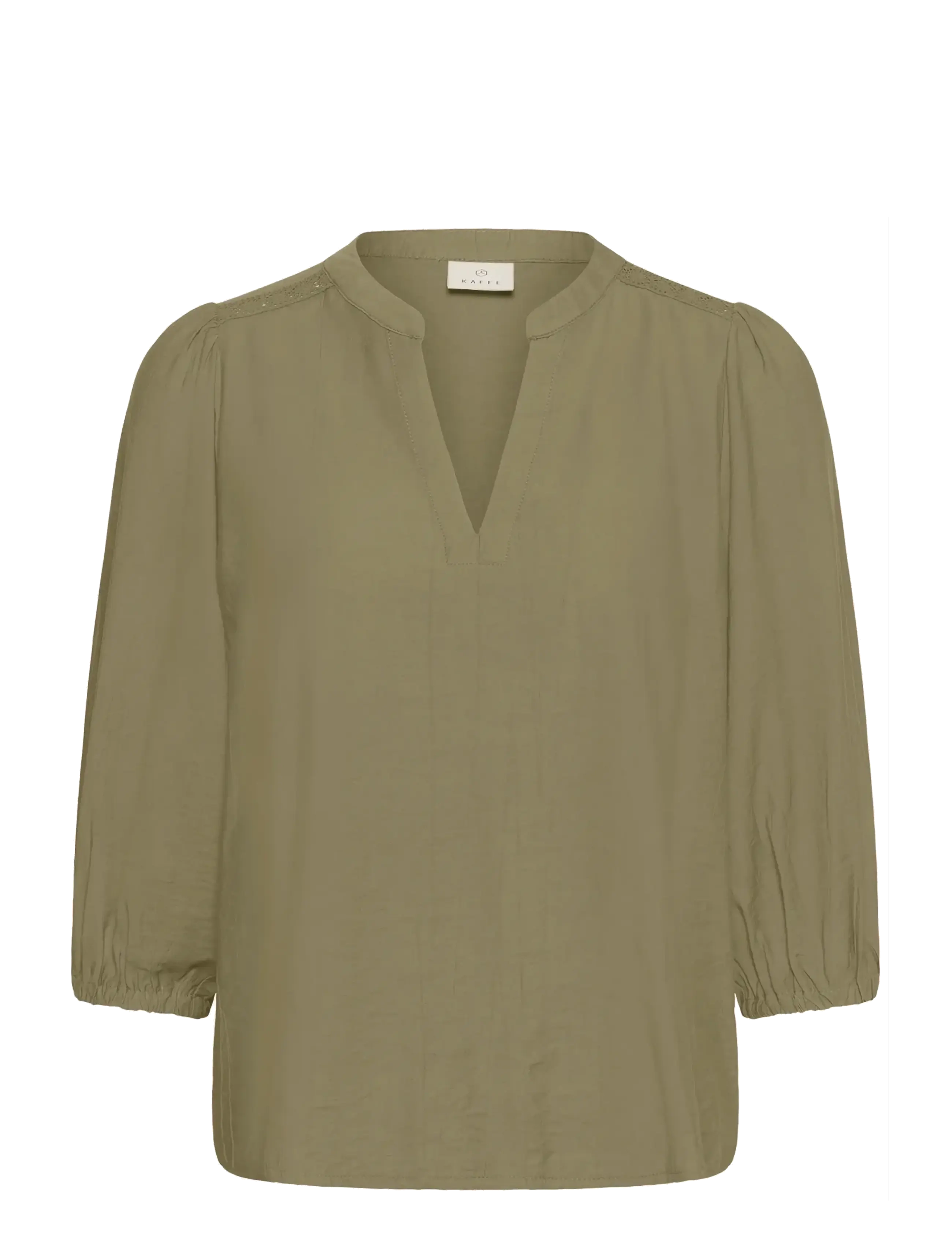 KAFFE Kaalberta Bluse Khaki - 34 - Damen
