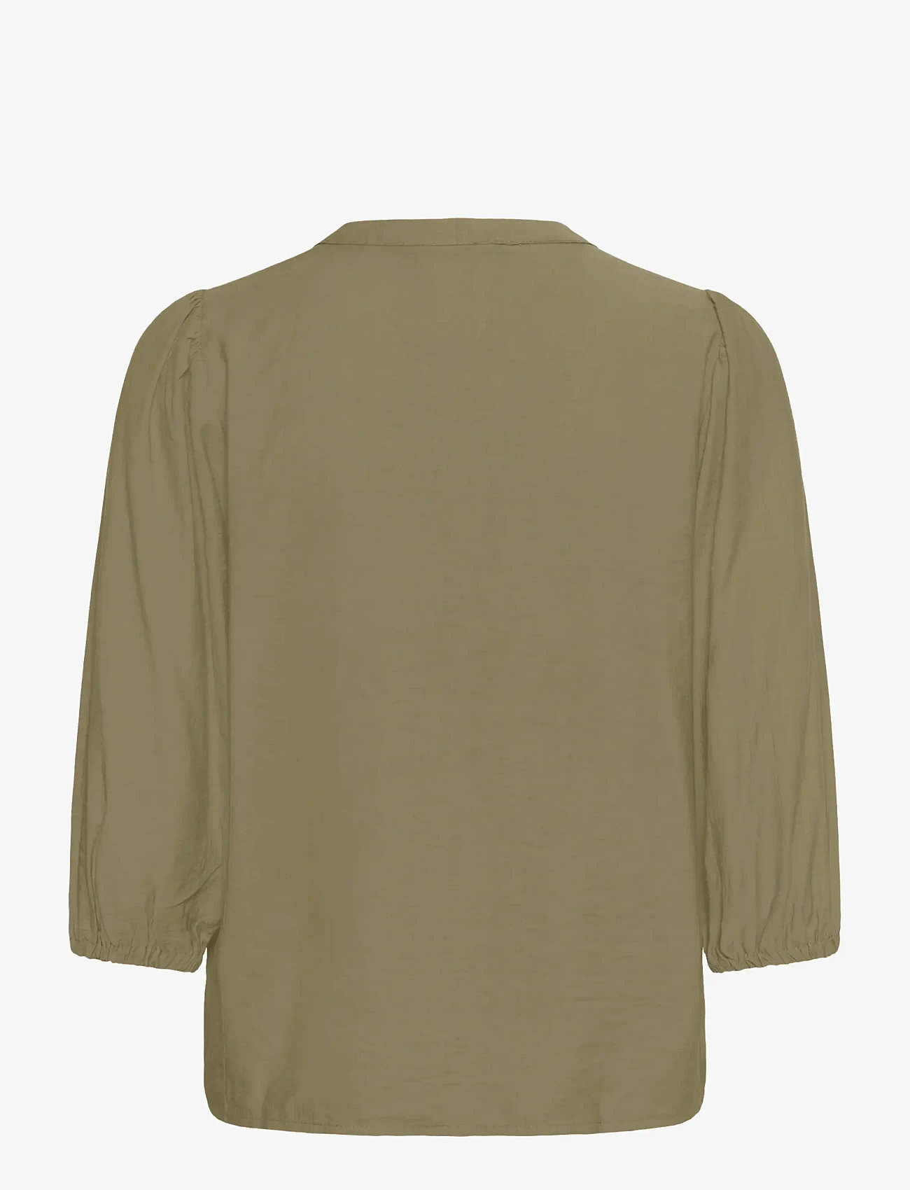 Kaffe - KAalberta Blouse - langærmede bluser - aloe - 2