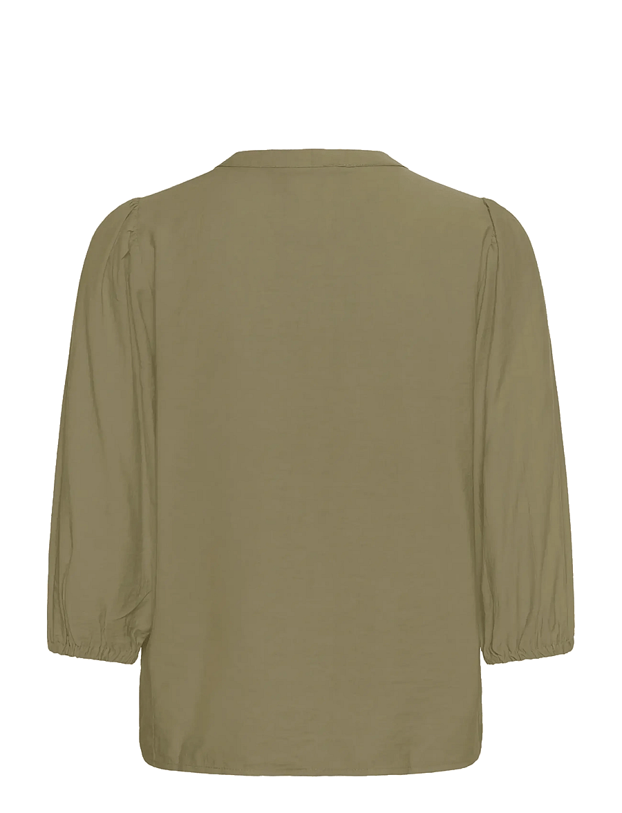 Kaffe - KAalberta Blouse - langermede bluser - aloe - 2