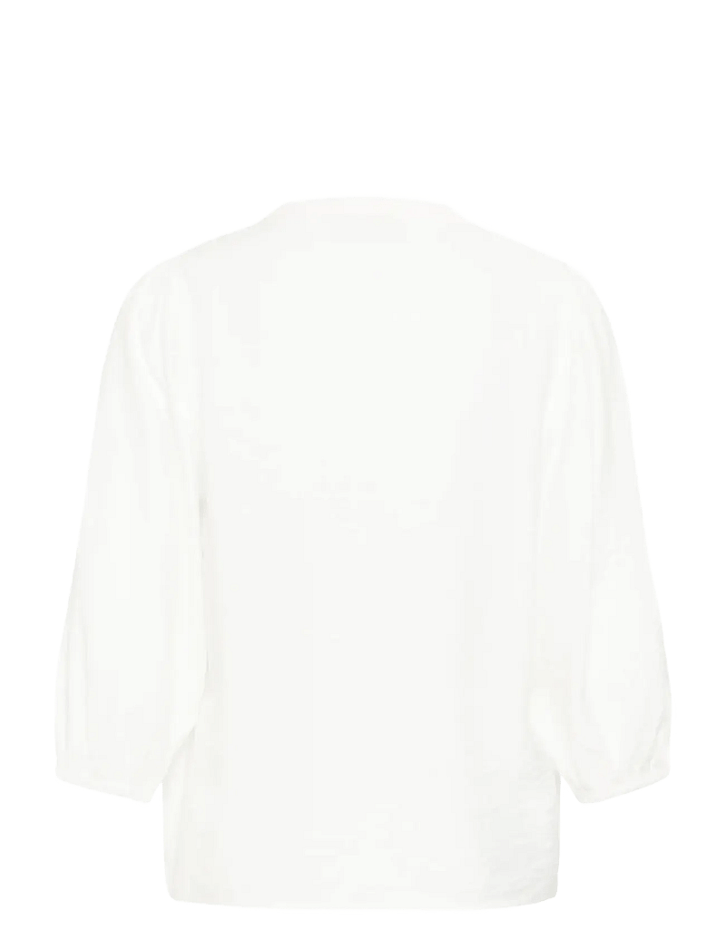 Kaffe - KAalberta Blouse - langærmede bluser - chalk - 2