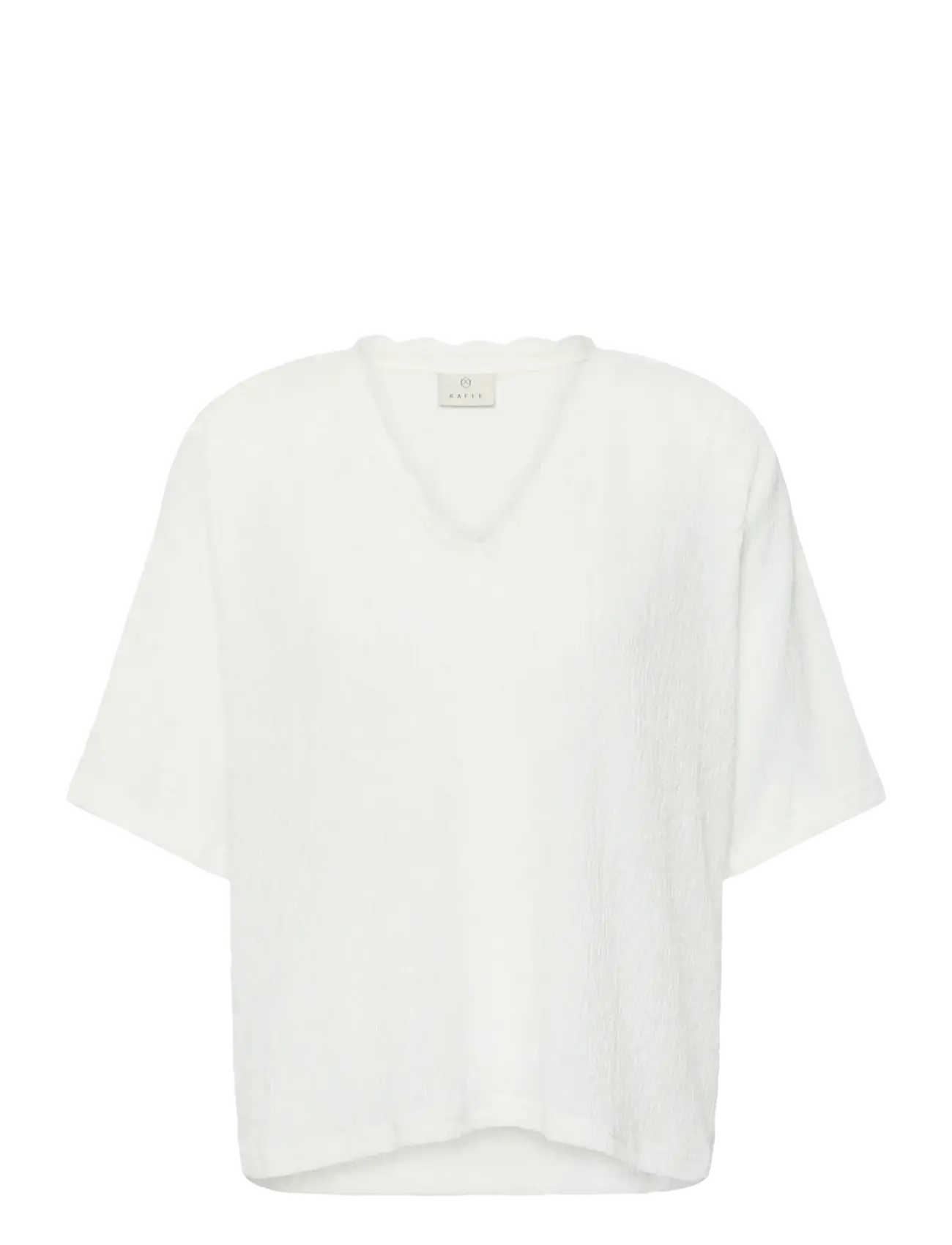Kaffe - KAveronia T-Shirt - t-shirts - chalk - 0