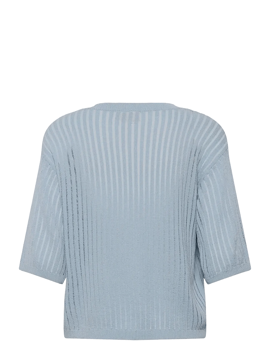 Kaffe - KAabalina V-neck Pullover - blue fog - 2