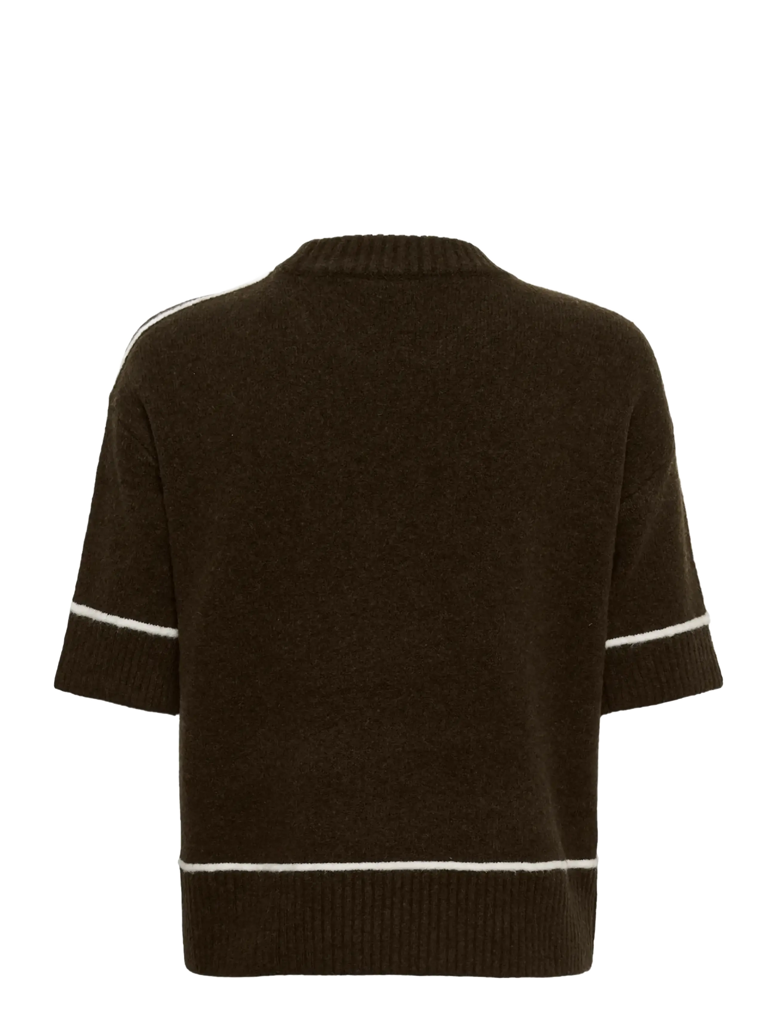 Kaffe - KAjinie Knit Pullover1/2 sleeve - coffee bean - 2