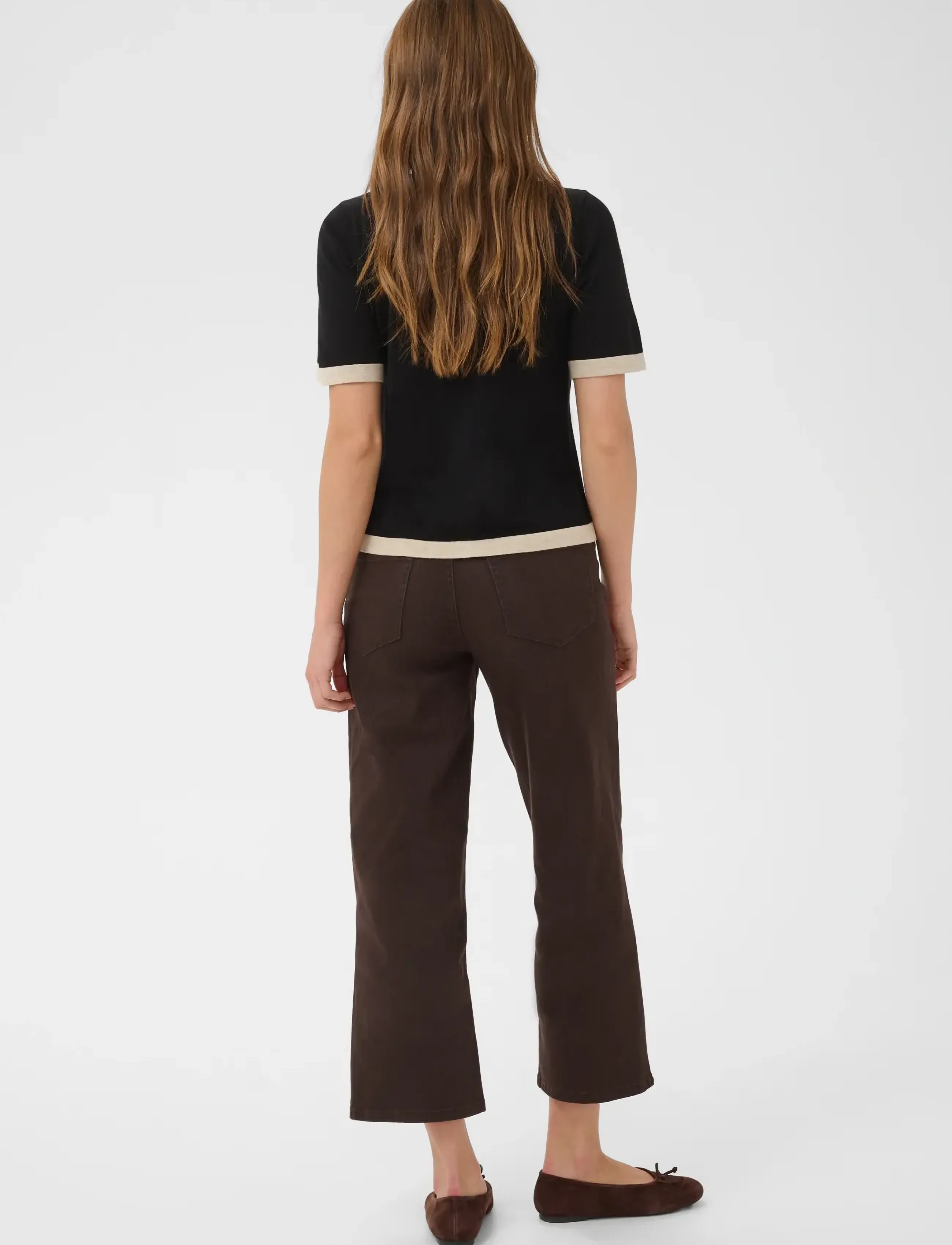 Kaffe - KAlizza Contrast Cardigan - cardigans - black deep - 4