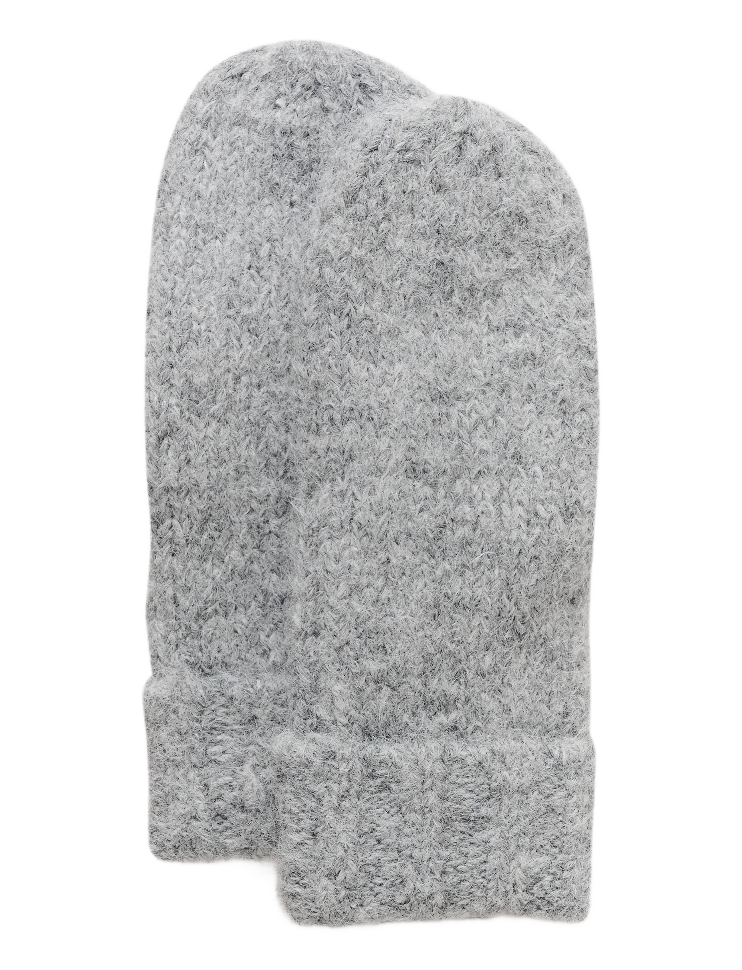 Kaffe - KAkiri Knit Gloves - dūraiņi - grey melange - 1