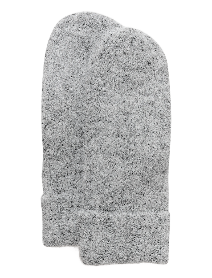 Kaffe - KAkiri Knit Gloves - dūraiņi - grey melange - 1