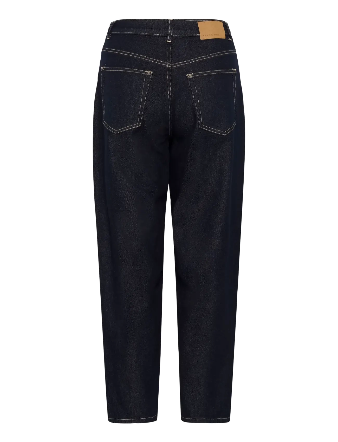 Kaffe - KAghita Barrel Jeans - barrel jeans - dark blue unwashed denim - 1
