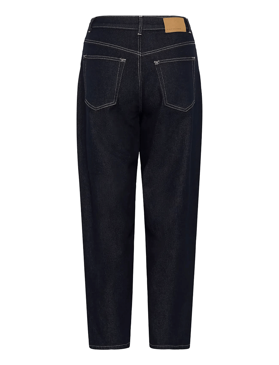 Kaffe - KAghita Barrel Jeans - barrel jeans - dark blue unwashed denim - 1