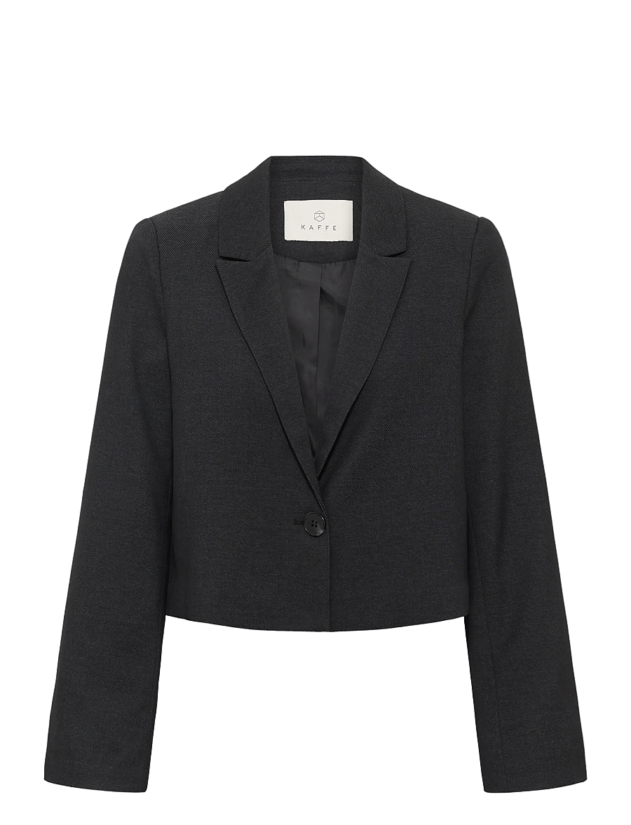 Kaffe - KAgabby Blazer - dark grey mel. without rose - 0