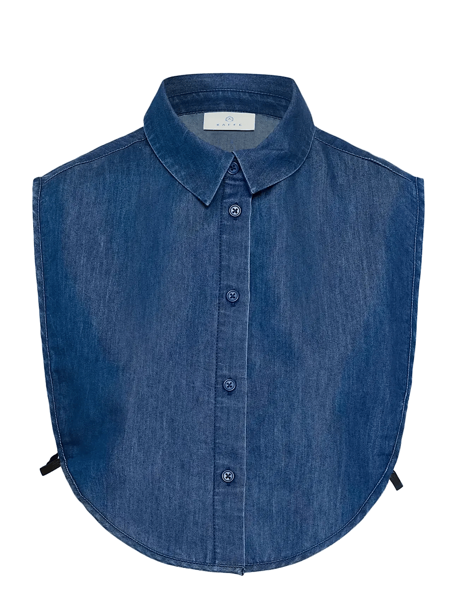Kaffe - KAsigne Collar - dark blue denim - 1