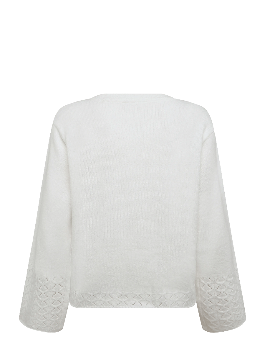 Kaffe - KAgro Pullover Knit - pullover - chalk - 1
