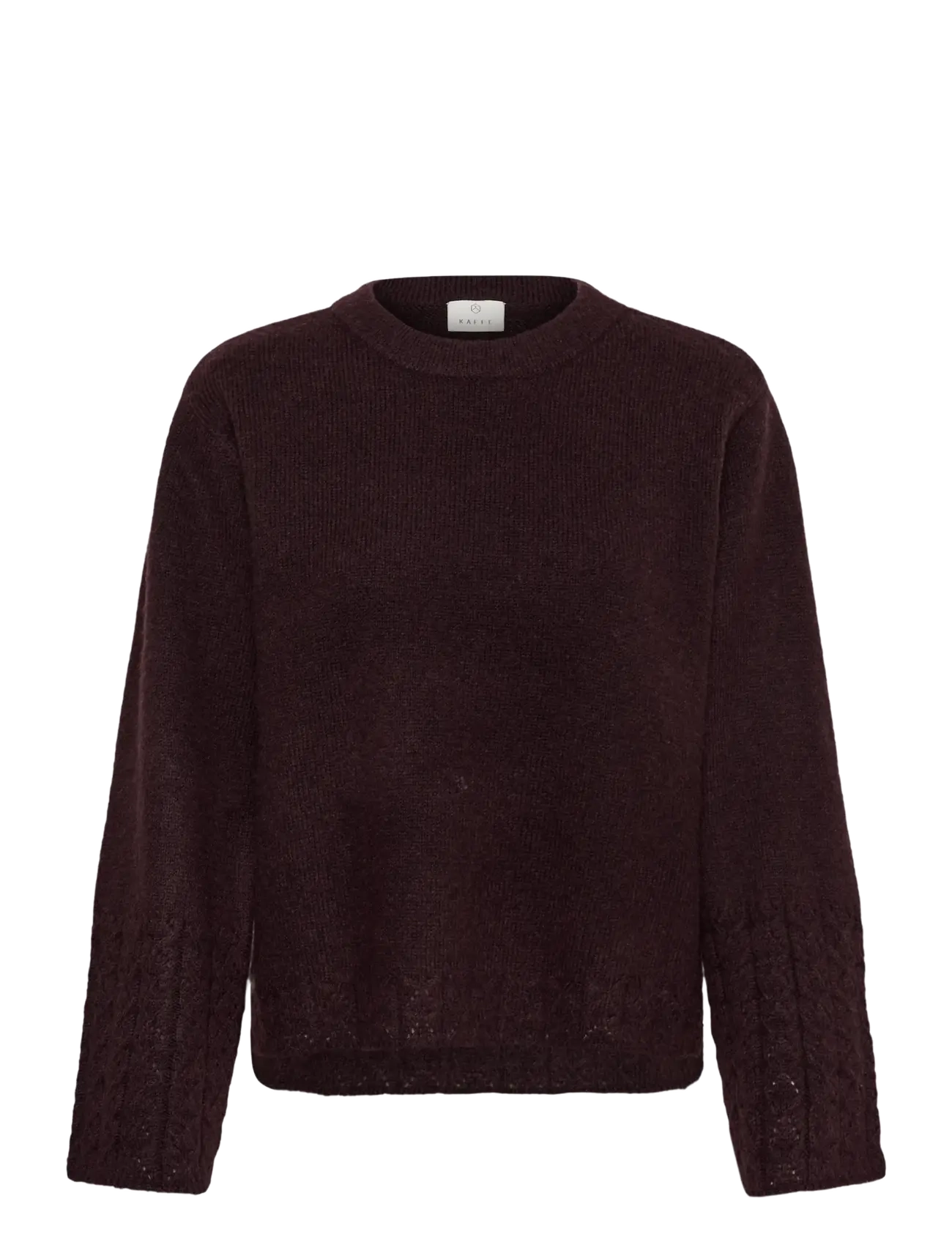 Kaffe KAgro Pullover Knit - Jumpers - FUDGE / brown