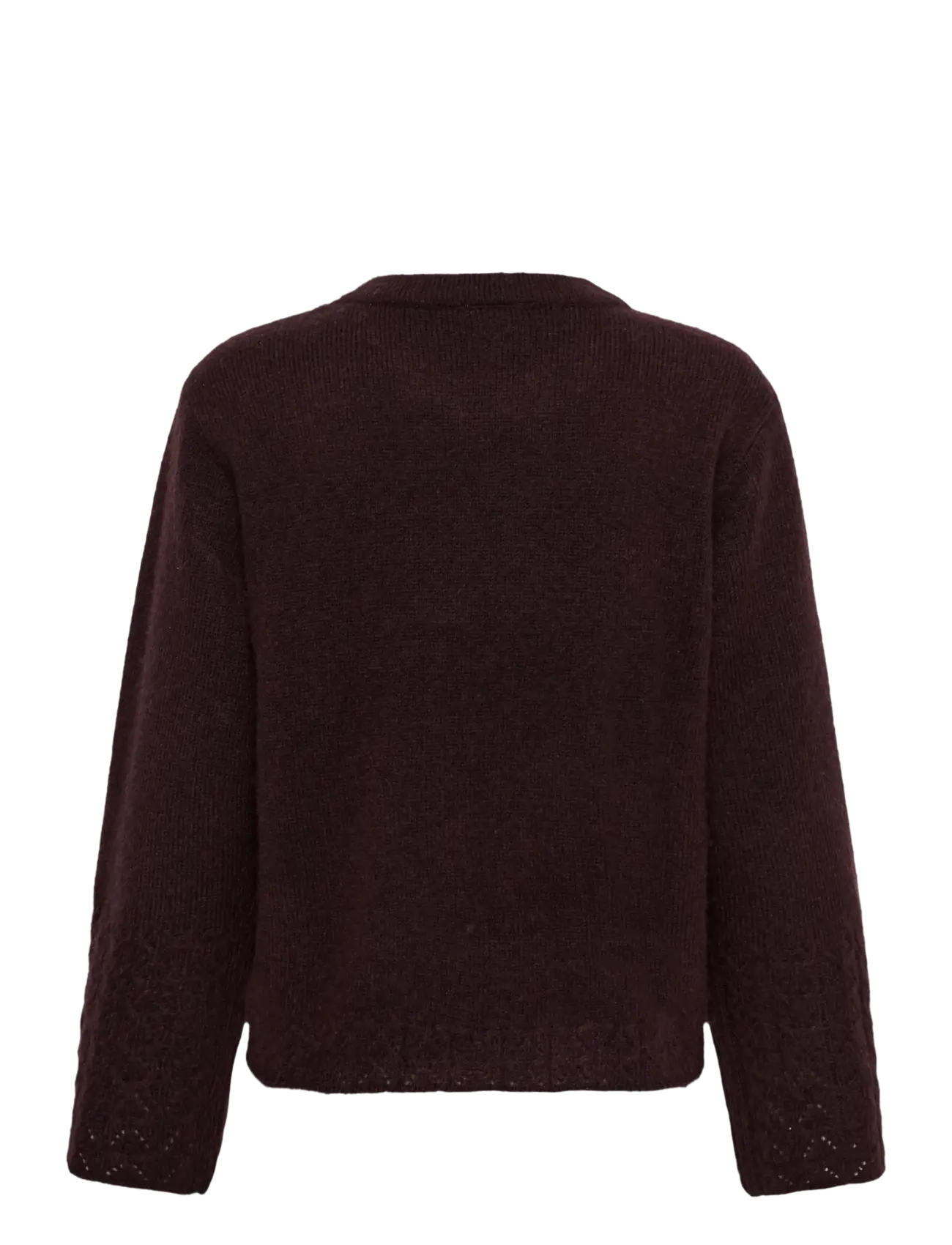 Kaffe - KAgro Pullover Knit - jumpers - fudge - 1