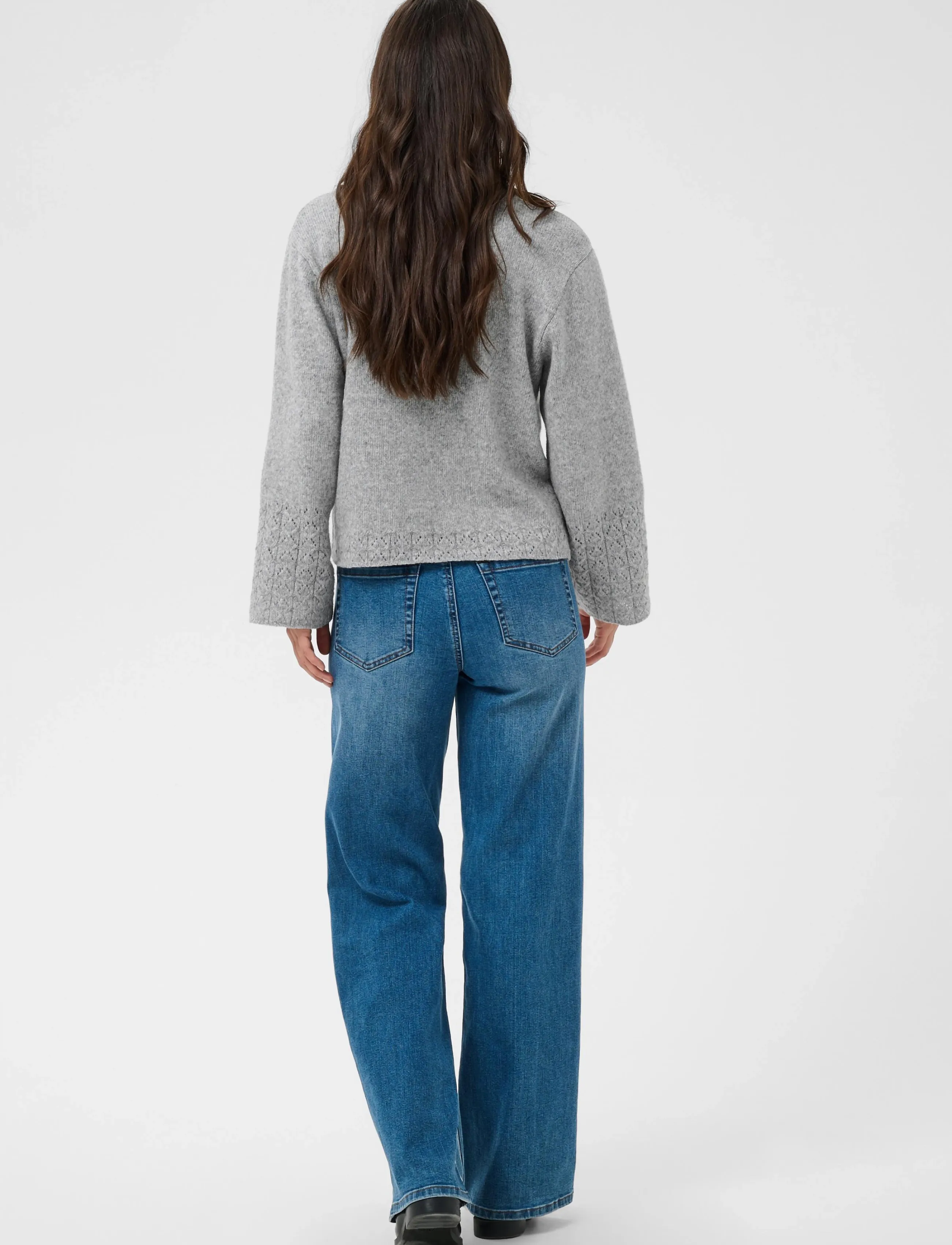 Kaffe - KAgro Pullover Knit - pullover - grey melange - 4