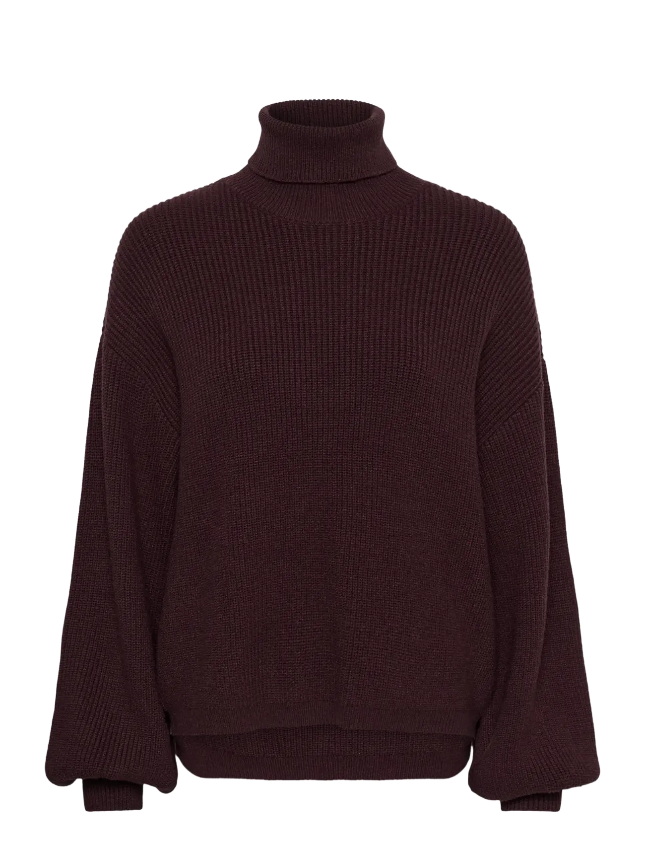 Kaffe KAbarbara Rollneck Pullover - Kaffe - FUDGE / burgundy