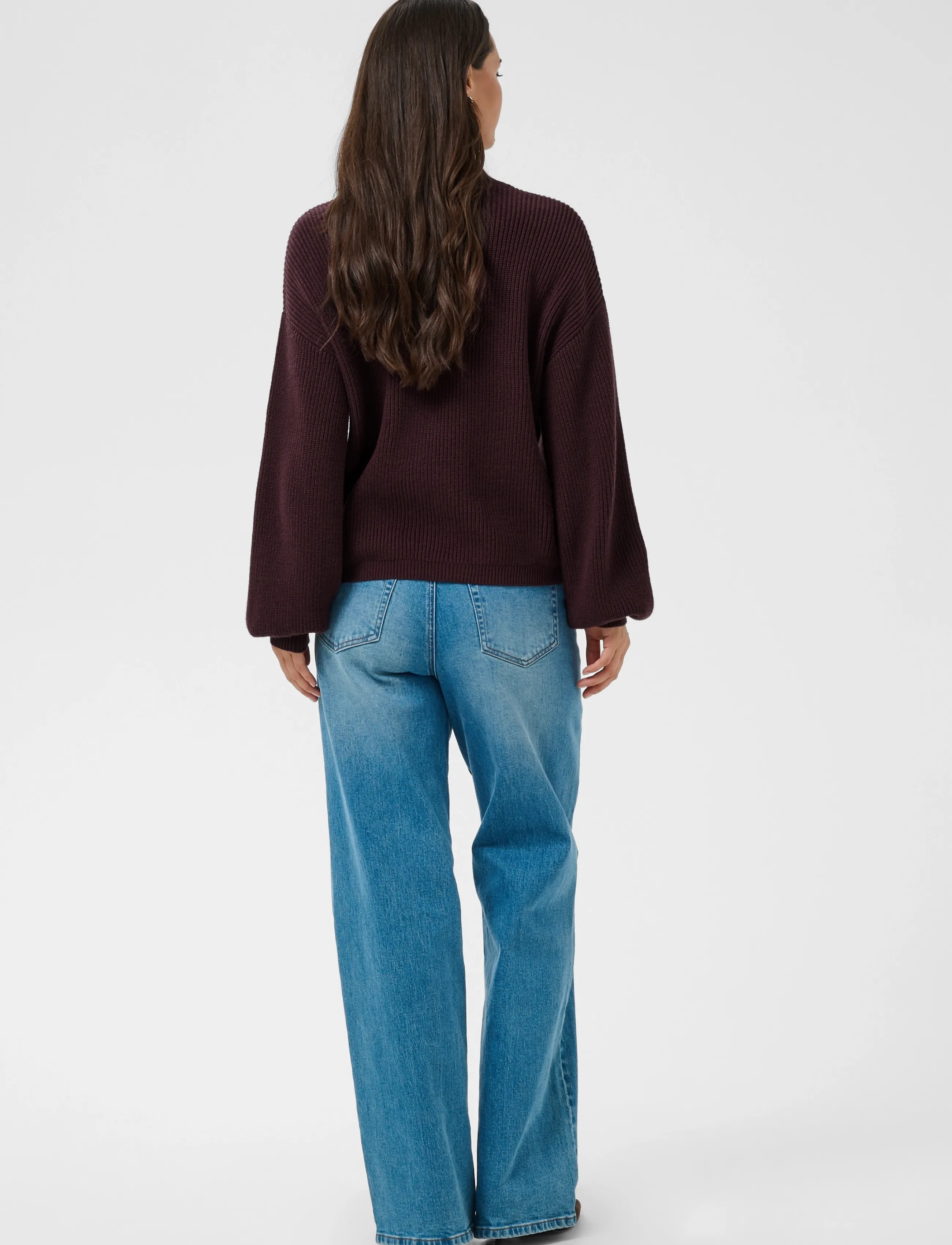 Kaffe - KAbarbara Rollneck Pullover - rollkragenpullover - fudge - 4