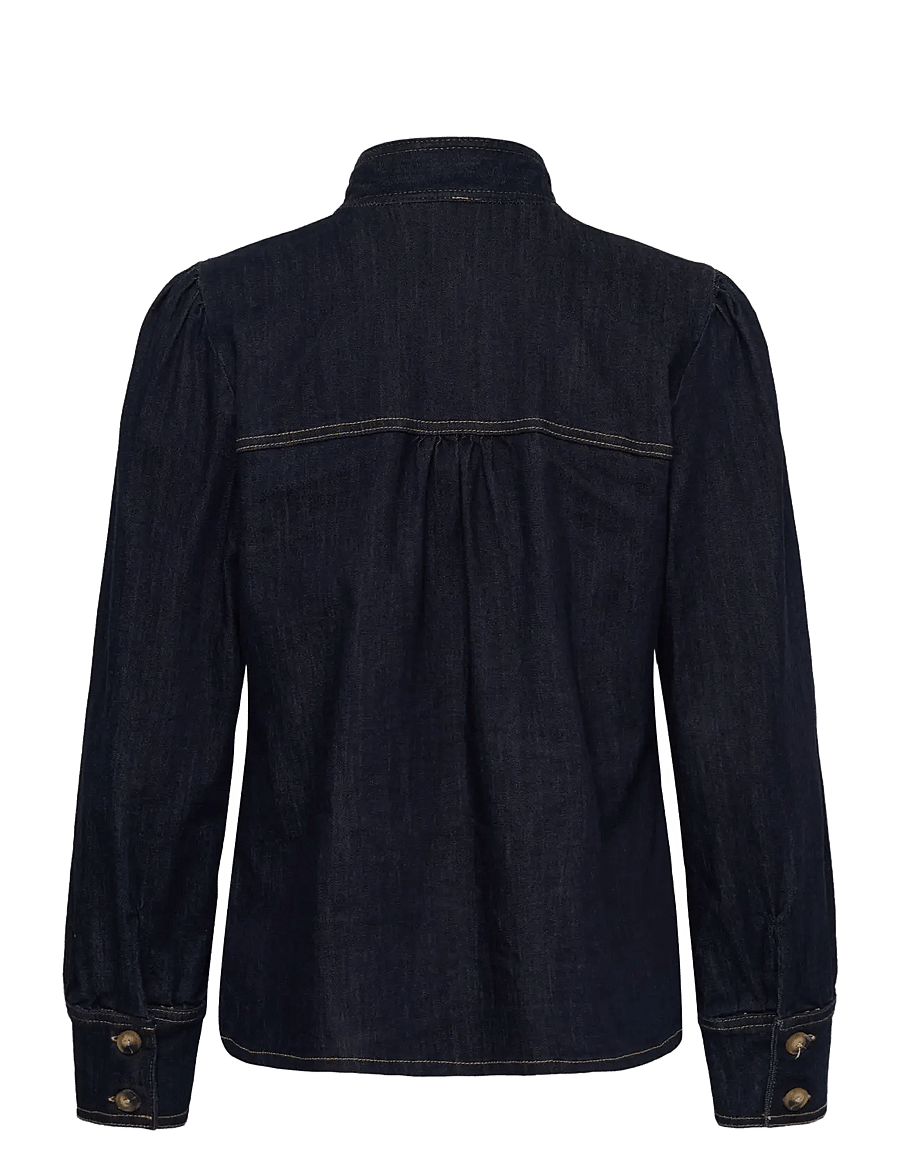 Kaffe - KAmolly Denim Shirt - teksasärgid - raw blue denim - 1