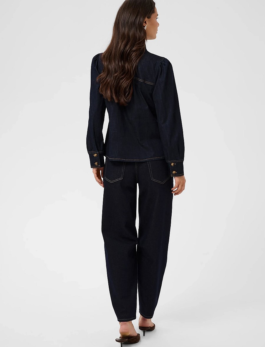 Kaffe - KAmolly Denim Shirt - teksasärgid - raw blue denim - 4