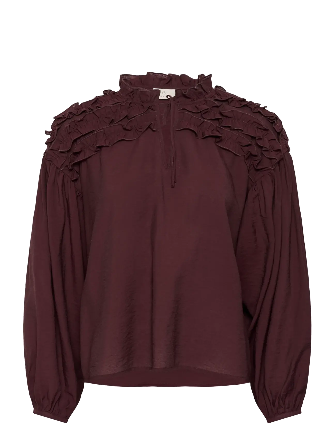 Kaffe KAnicole Blouse - Inspiration - FUDGE / brown