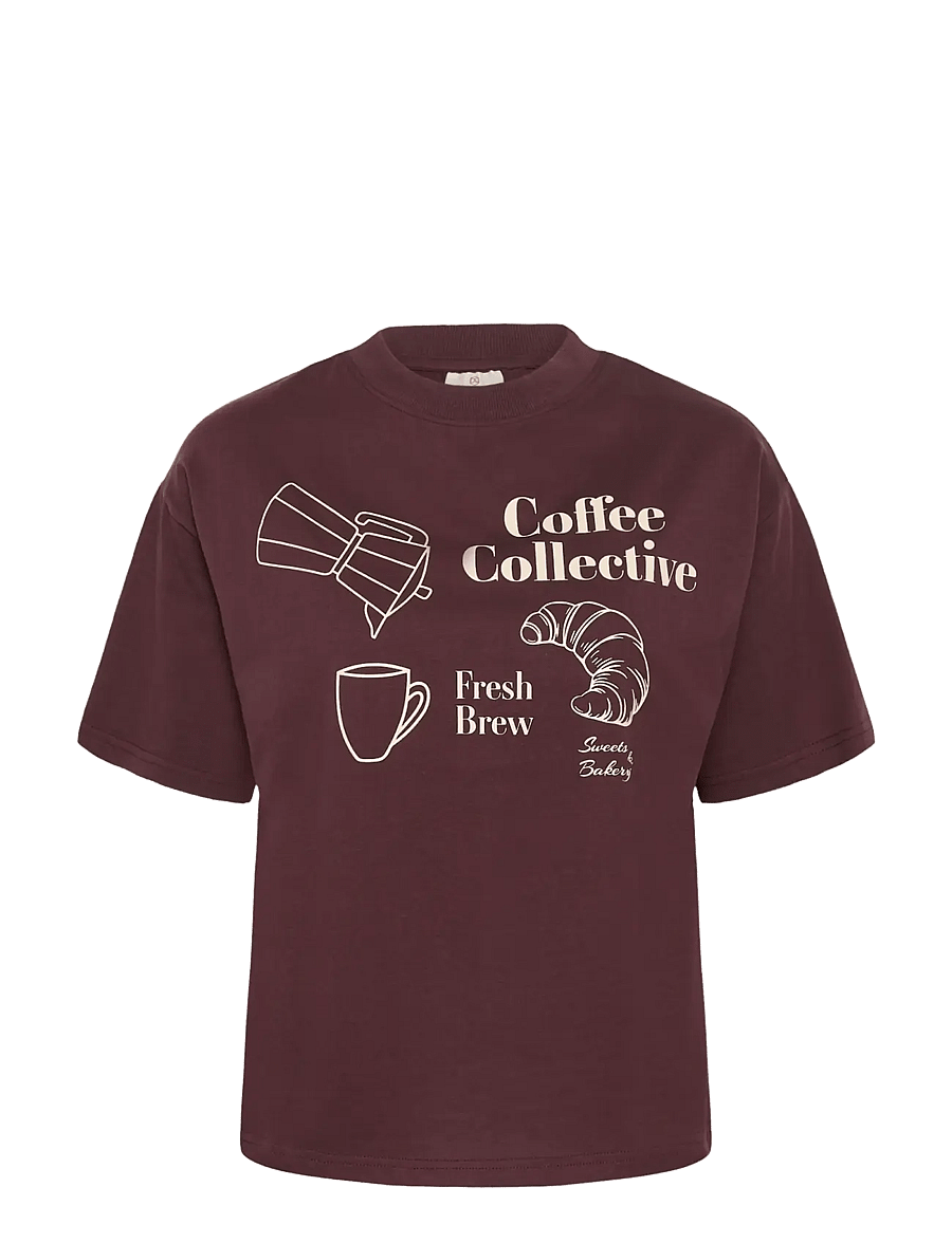 Kaffe - KAginnie T-Shirt - t-shirts - fudge - 0