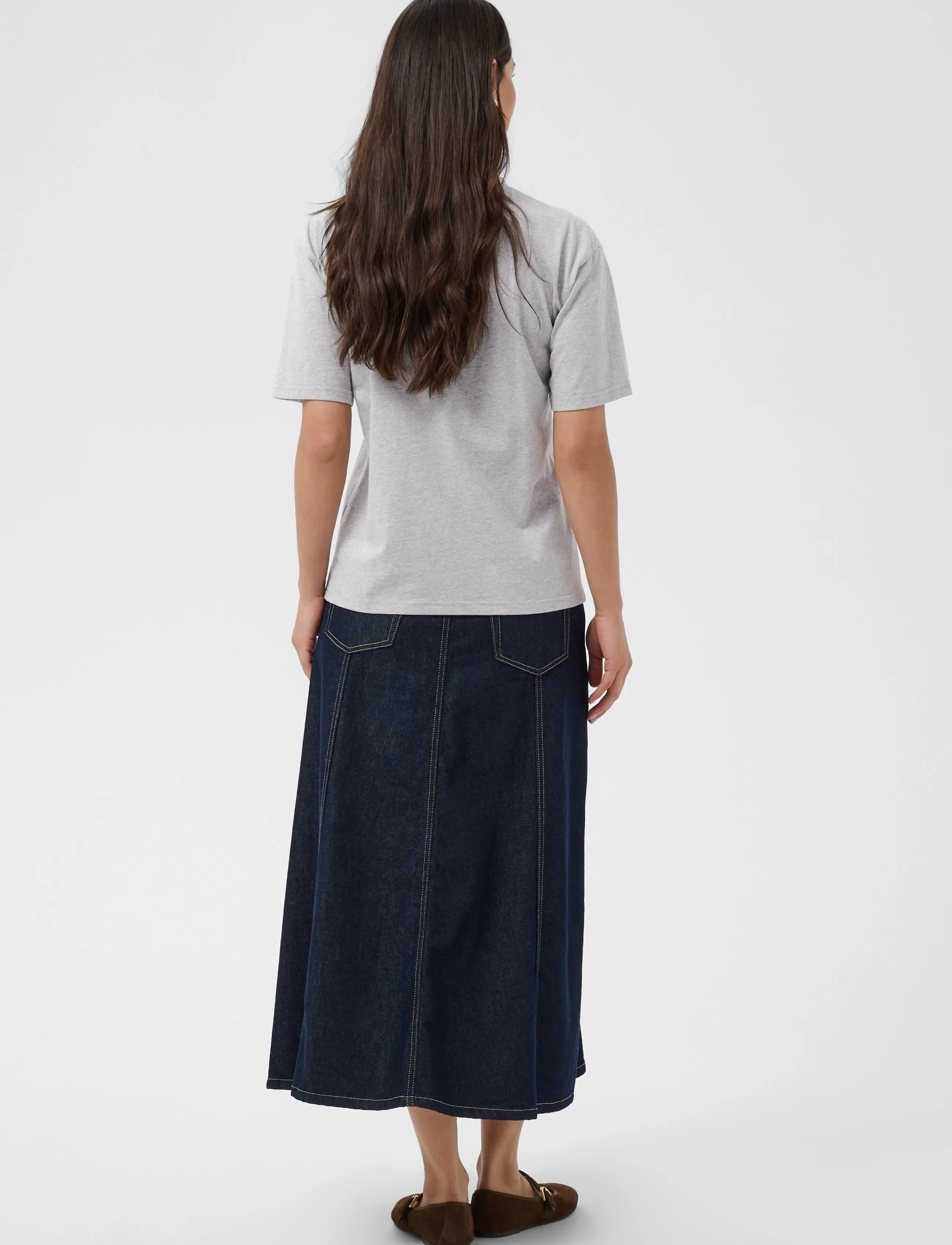 Kaffe - KAgloria T-Shirt - t-shirts - grey melange - 4